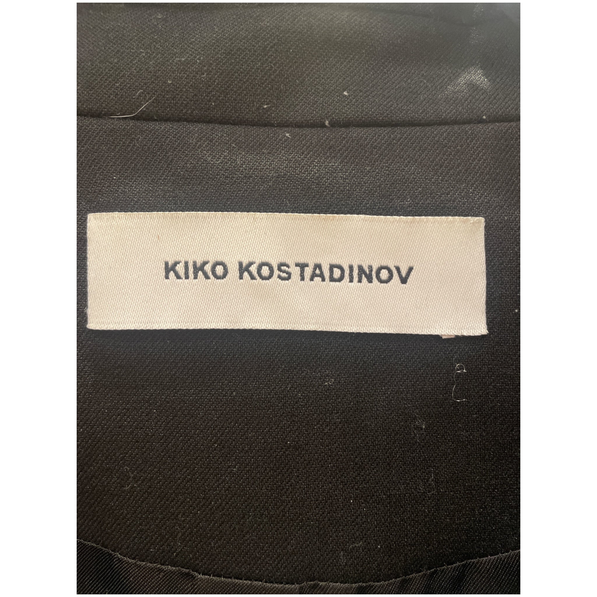 Kiko Kostadinov/Suits/50/BLK/green detail view 3