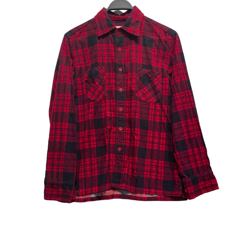 Needles/Flannel Shirt/M/Cotton/RED/Plaid/