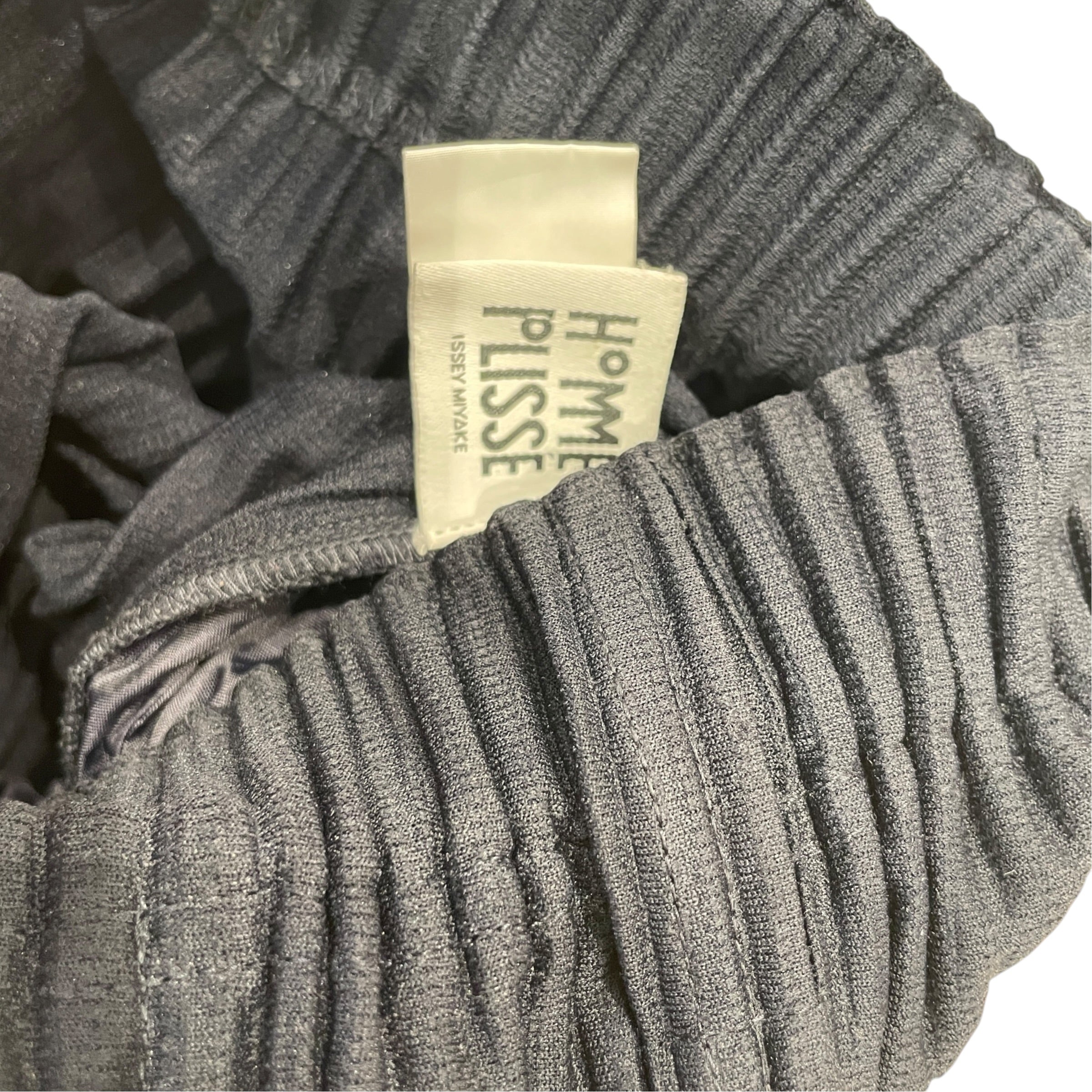 HOMME PLISSE ISSEY MIYAKE/Straight Pants/1/Polyester/NVY/PLEATED NAVY view 3