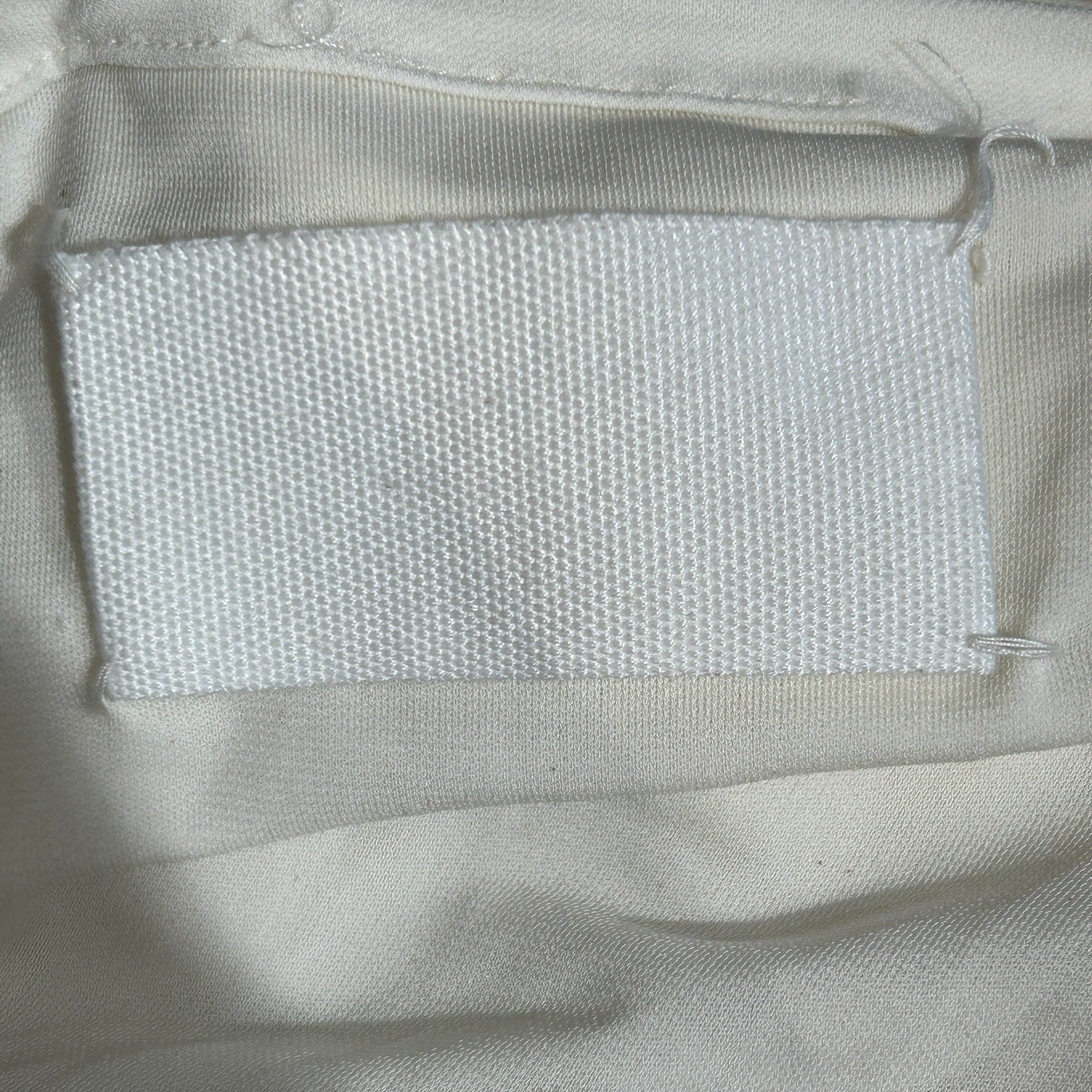 Maison Margiela/Long Skirt/38/Cotton/WHT/ruched detail view 3