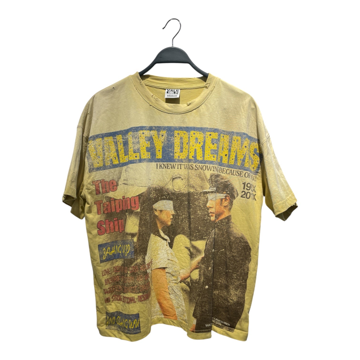 Vale Forever/T-Shirt/M/Cotton/YEL/All Over Print/THR TAIPING SHIP view 1
