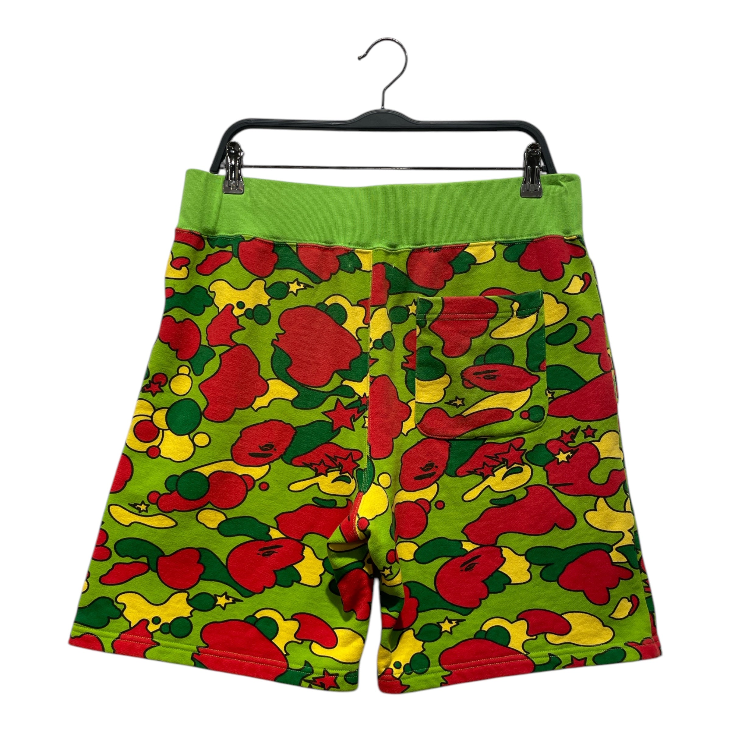 A BATHING APE/Shorts/L/Cotton/GRN/Camouflage/ view 2