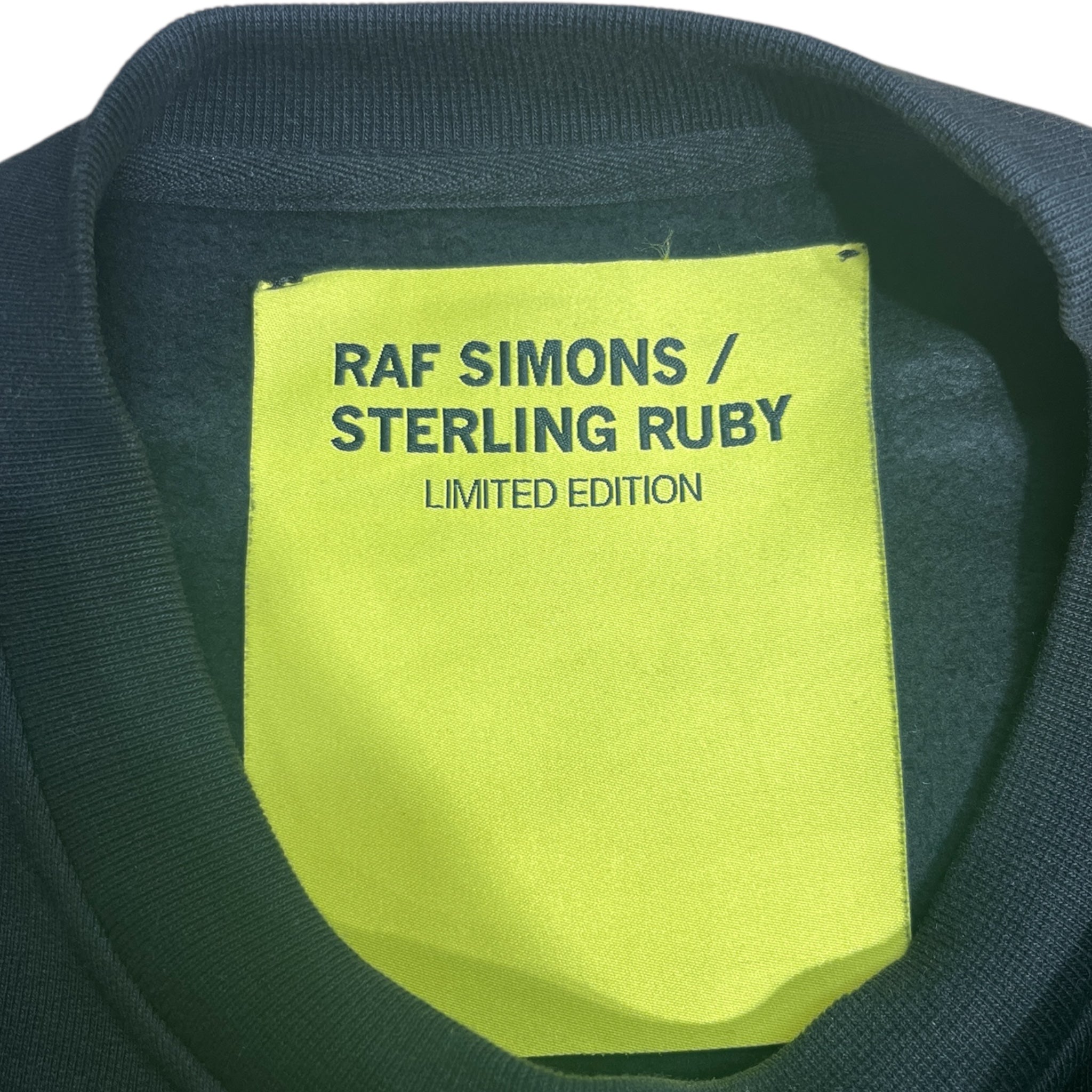 RAF SIMONS/Sweatshirt/XS/Cotton/BLK/STERLING RUBY LIMITED EDITION view 3