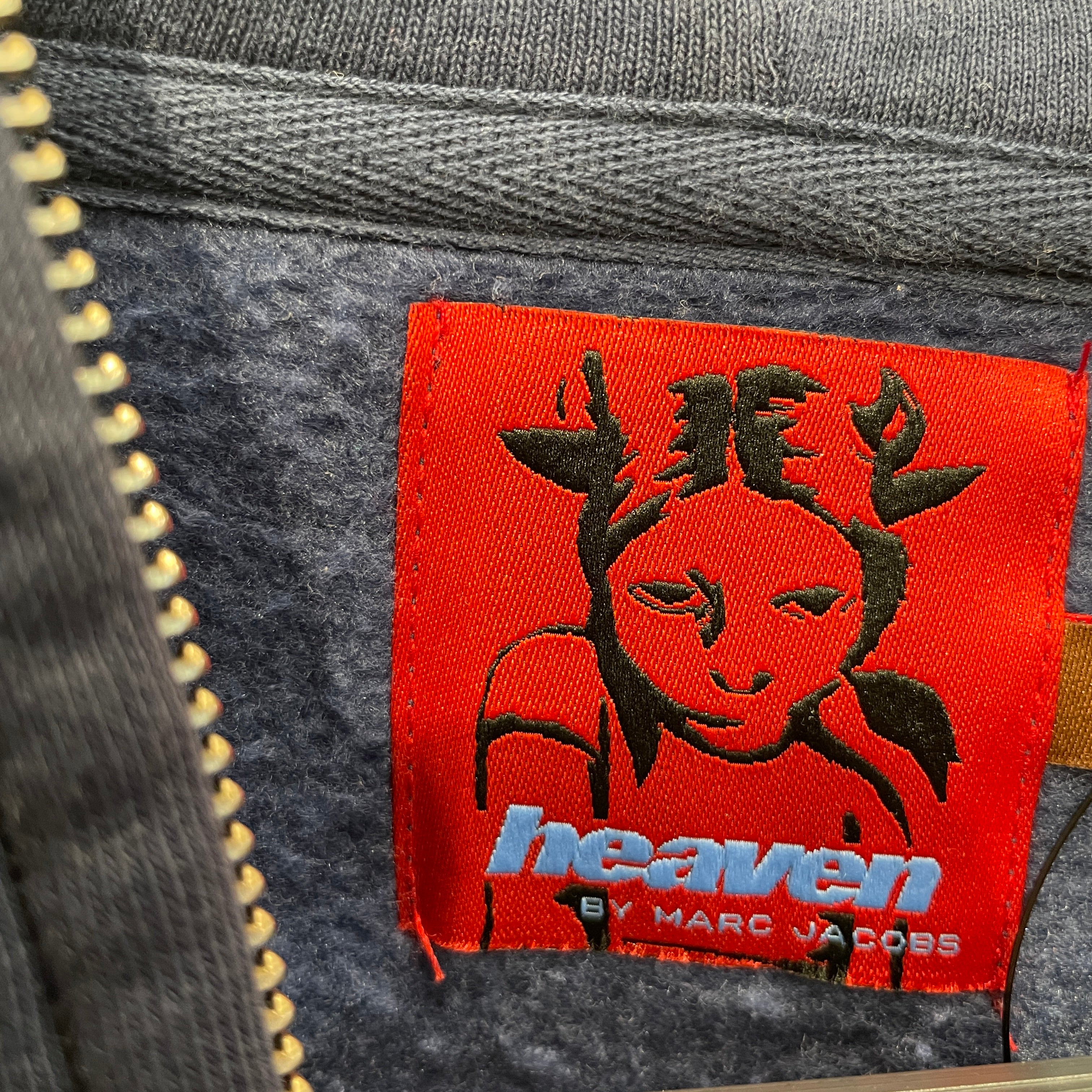 Heaven By Marc Jacobs/Zip Up Hoodie/M/Graphic/Cotton/NVY/HARDCORE W BEARS view 4