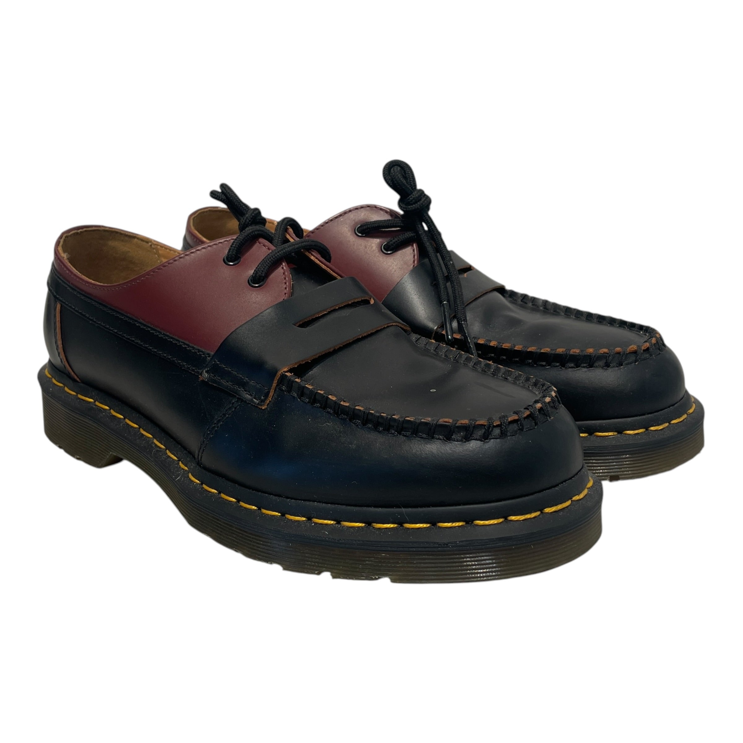 Dr.Martens/Maison Margiela/Deck Shoes/US 9/Leather/BLK/1461 Penton Mashup view 1
