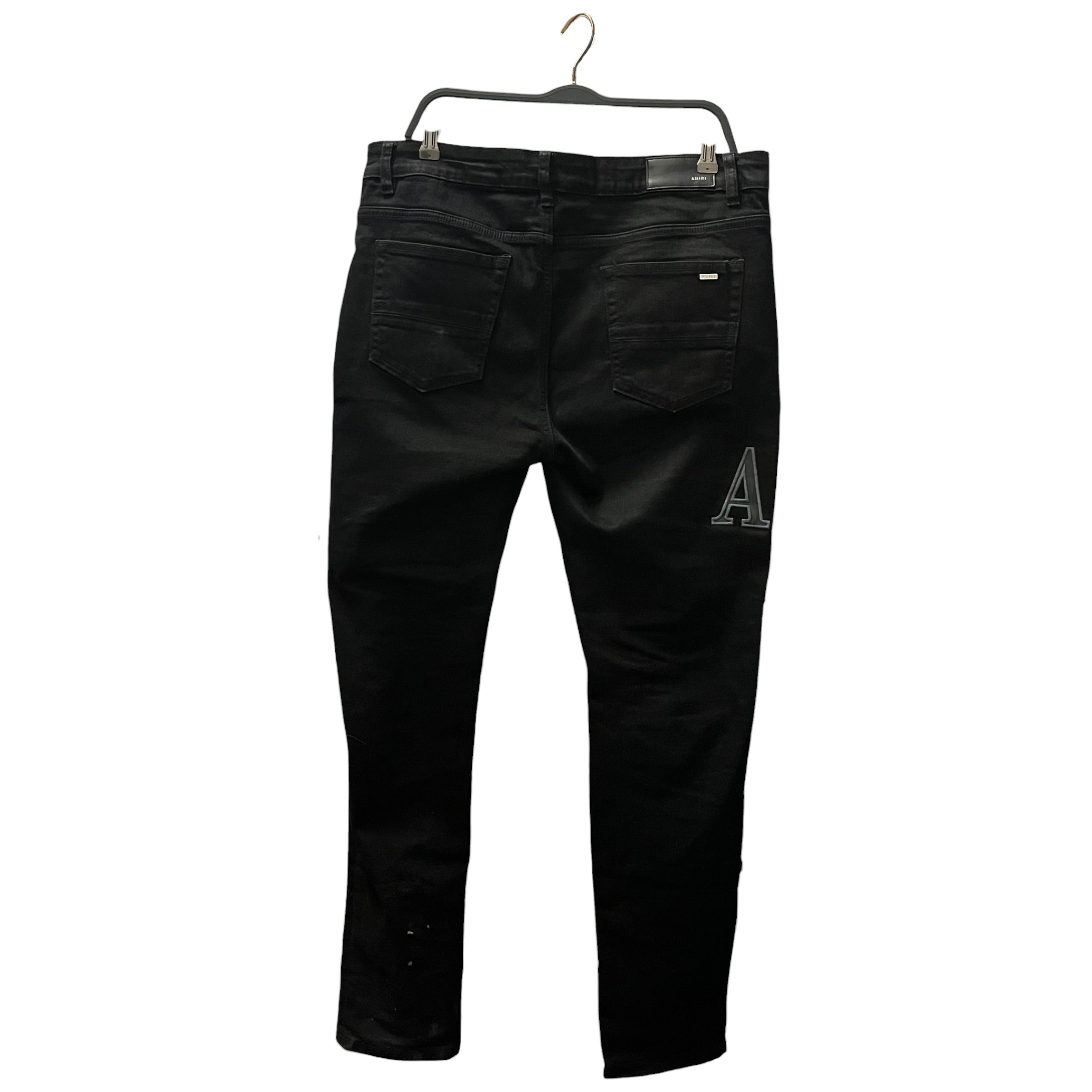AMIRI/Straight Pants/36/Cotton/BLK/ view 2