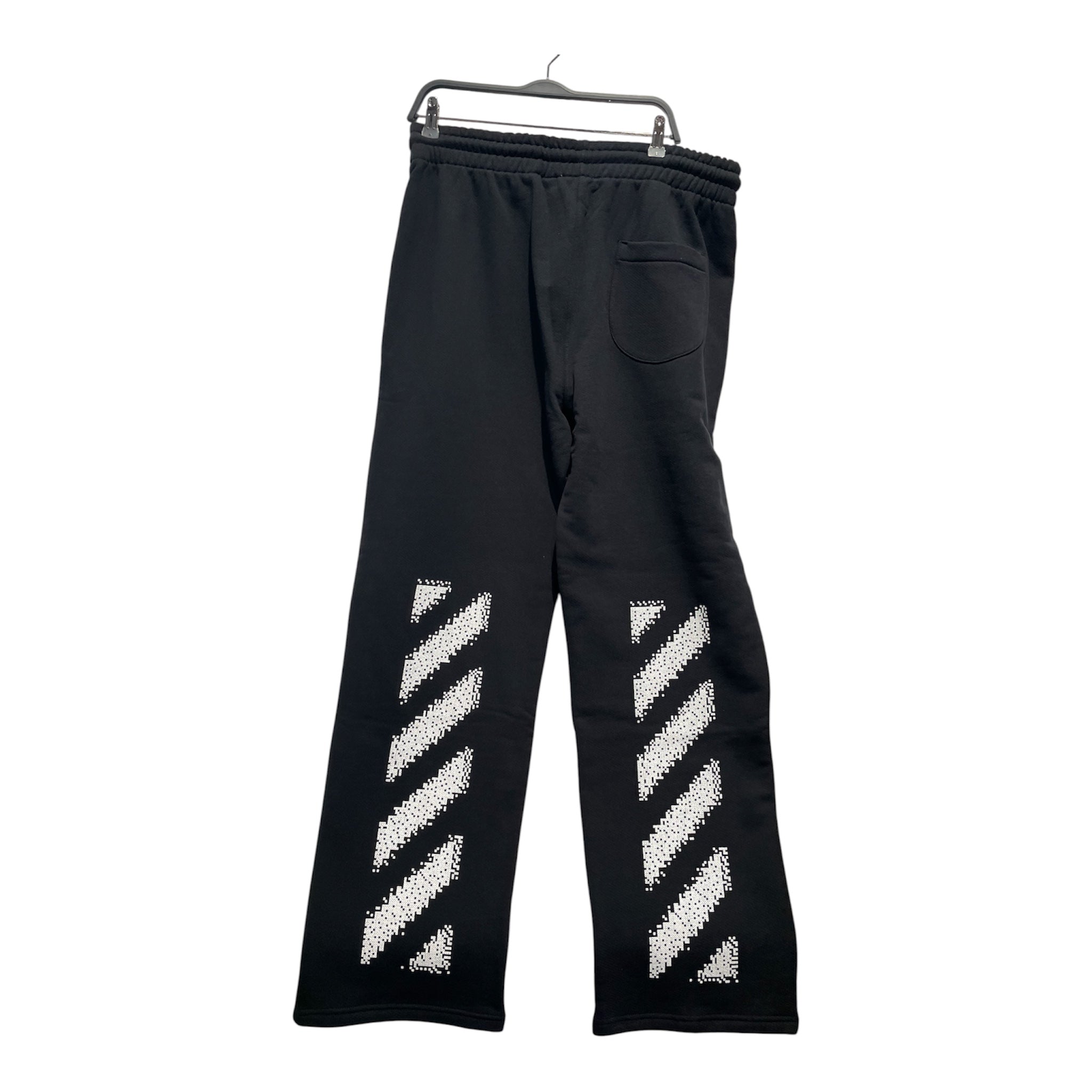 OFF-WHITE/Pants/L/Cotton/BLK/Pixel Diag Sweatpants view 2