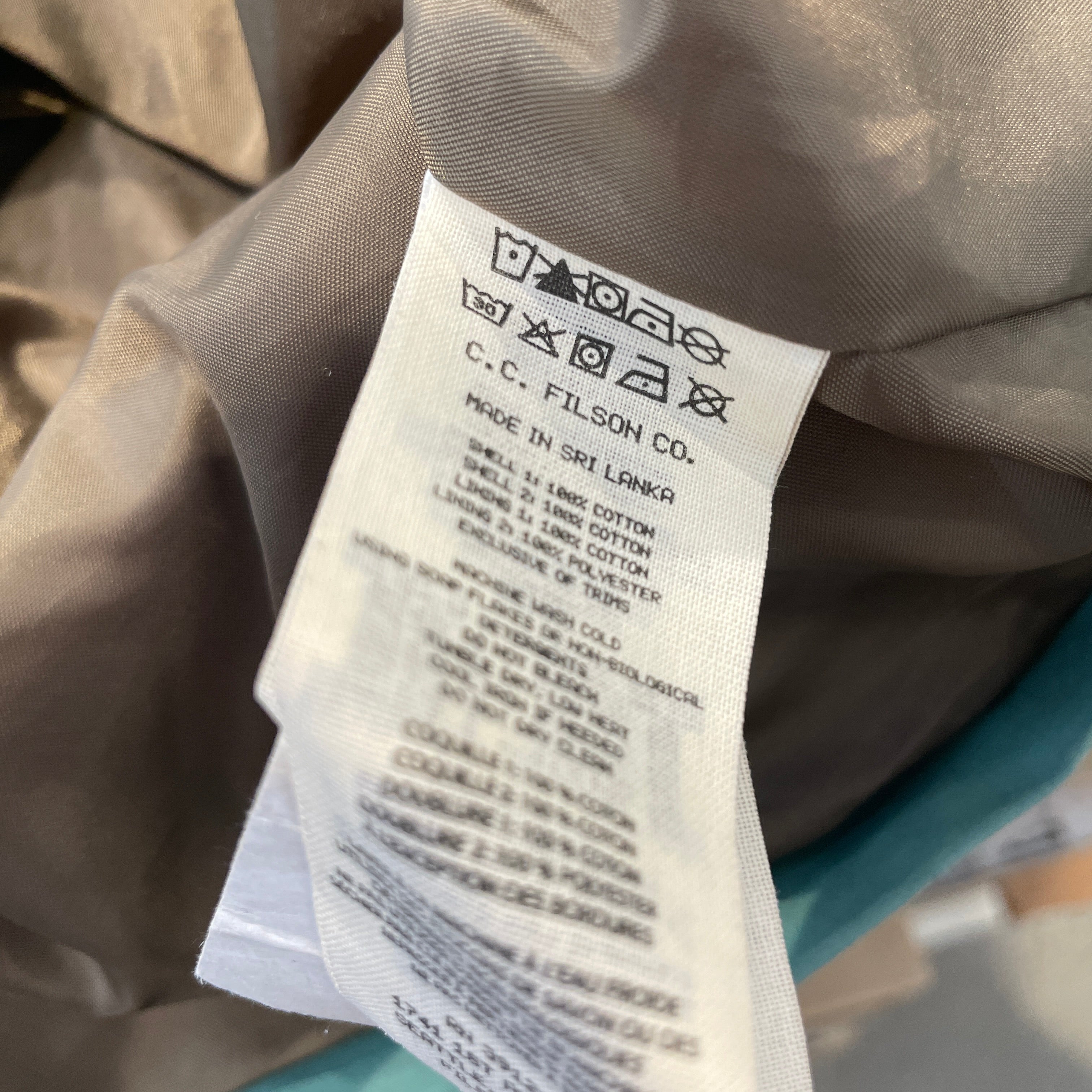 FILSON/Deck Jkt/L/Cotton/GRN/CANVAS COLLAR LIGHTWEIGHT view 4