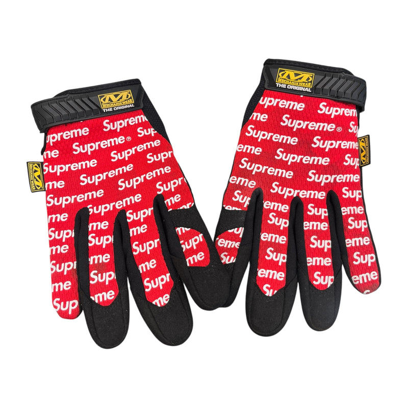 Supreme/Gloves, Mittens/L/All Over Print/Nylon/RED/Mechanix work gloves