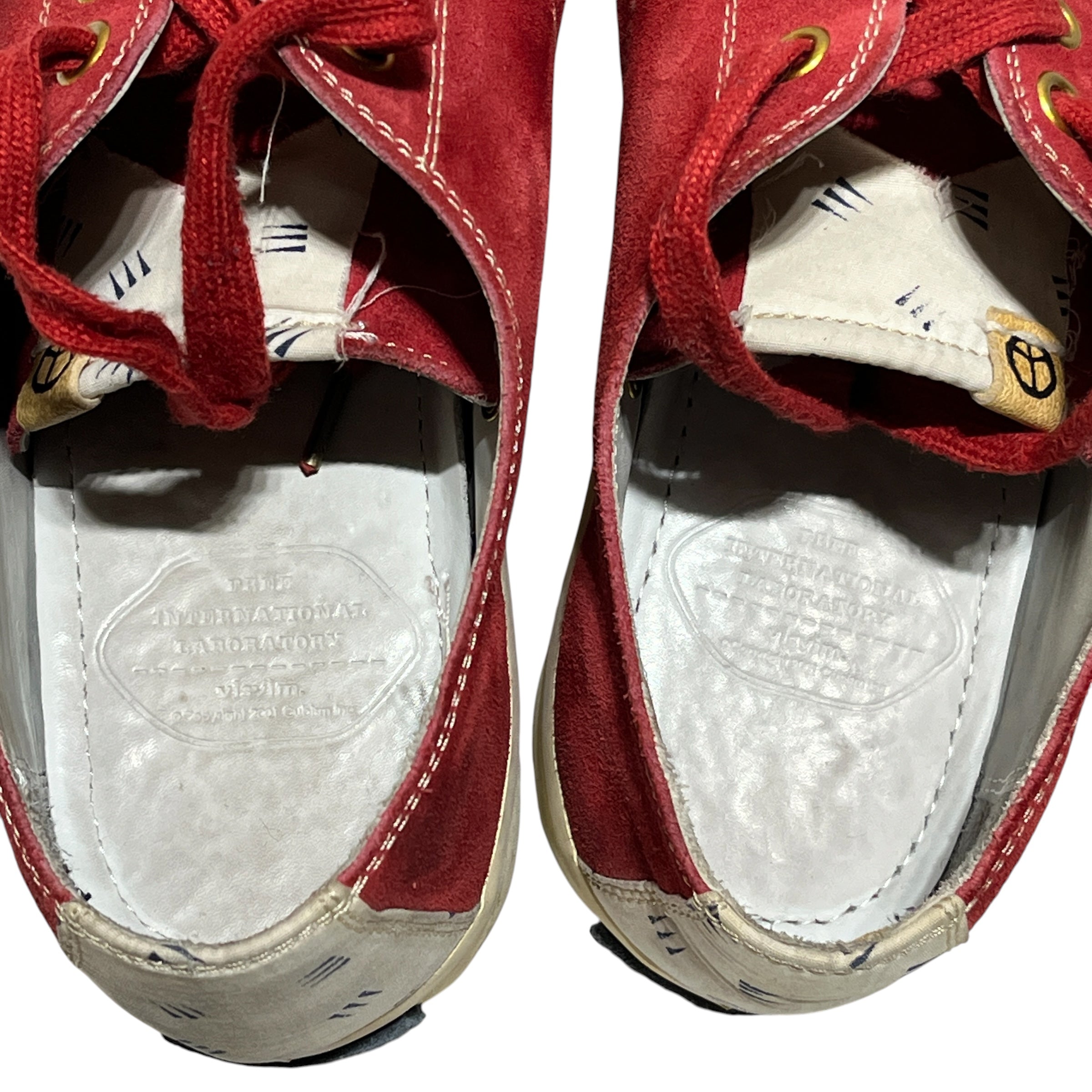 visvim/Low-Sneakers/US 9/Suede/RED/Skagway Lo Folk view 3