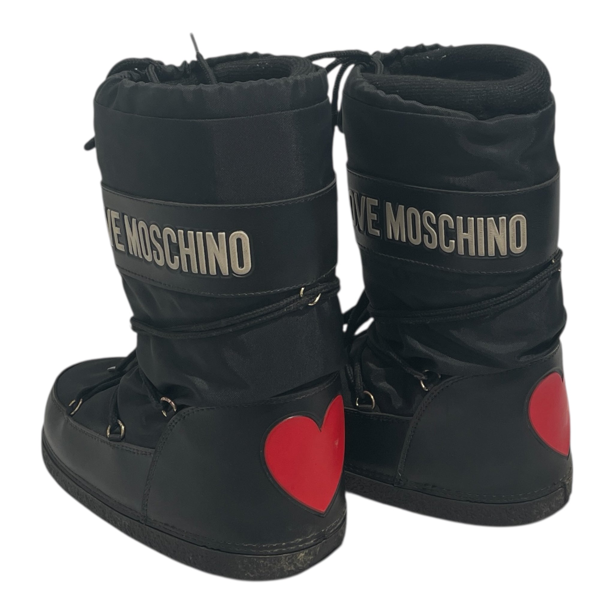 LOVE MOSCHINO/Boots/US 6/Graphic/BLK/SNOW BOOT view 2