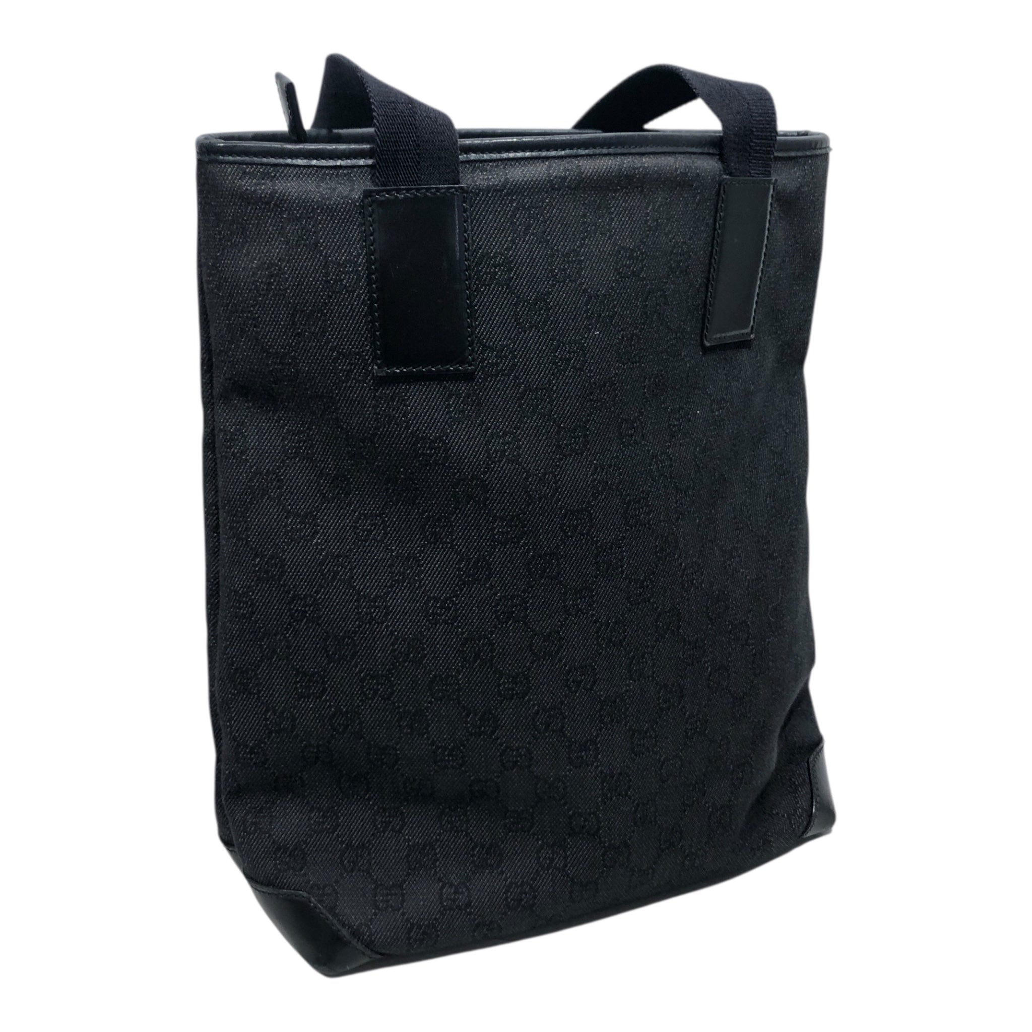 GUCCI/Tote Bag/Monogram/Cotton/BLK/GG TOTE view 2