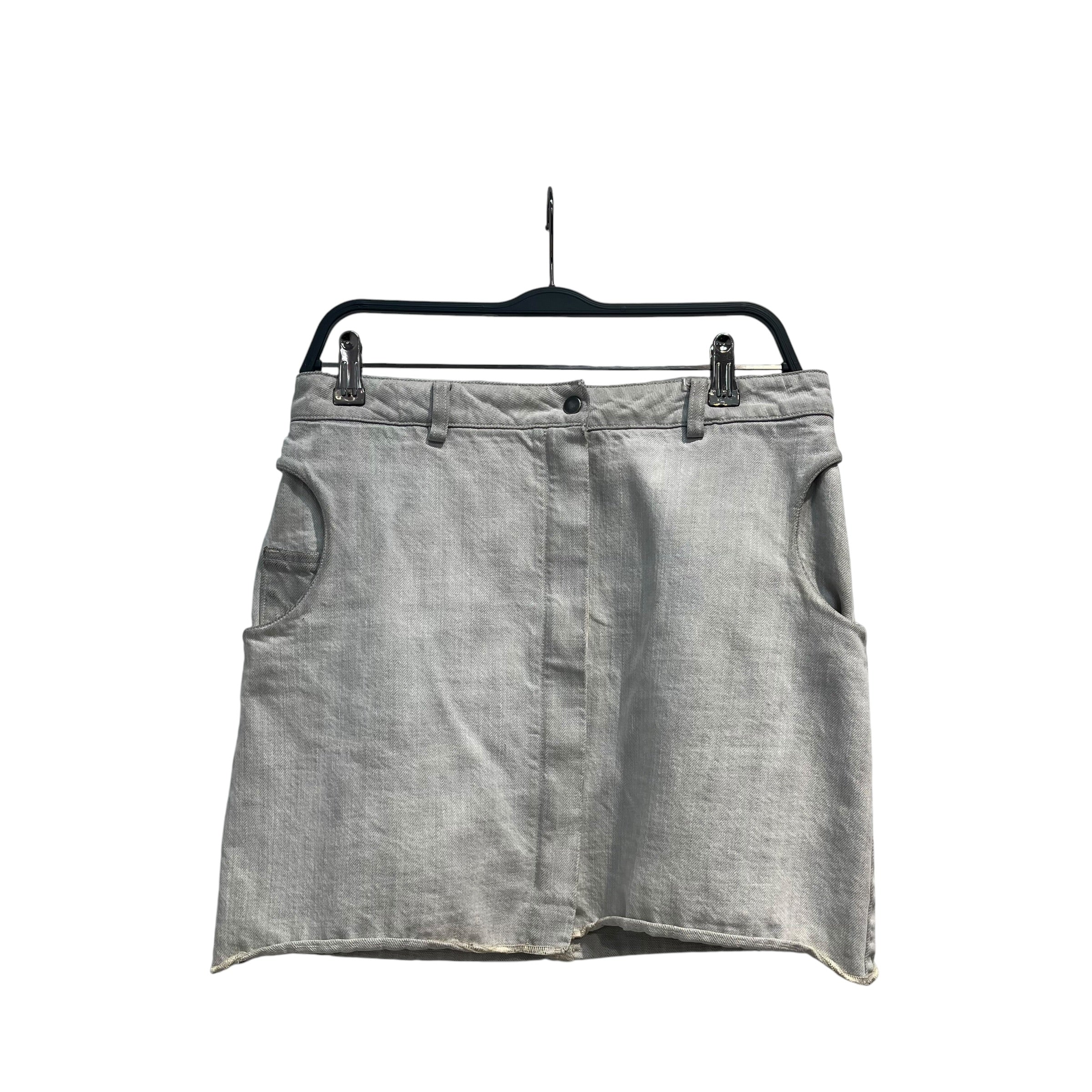 Martin Margiela/Skirt/36/Cotton/GRY/cresent pocket view 1
