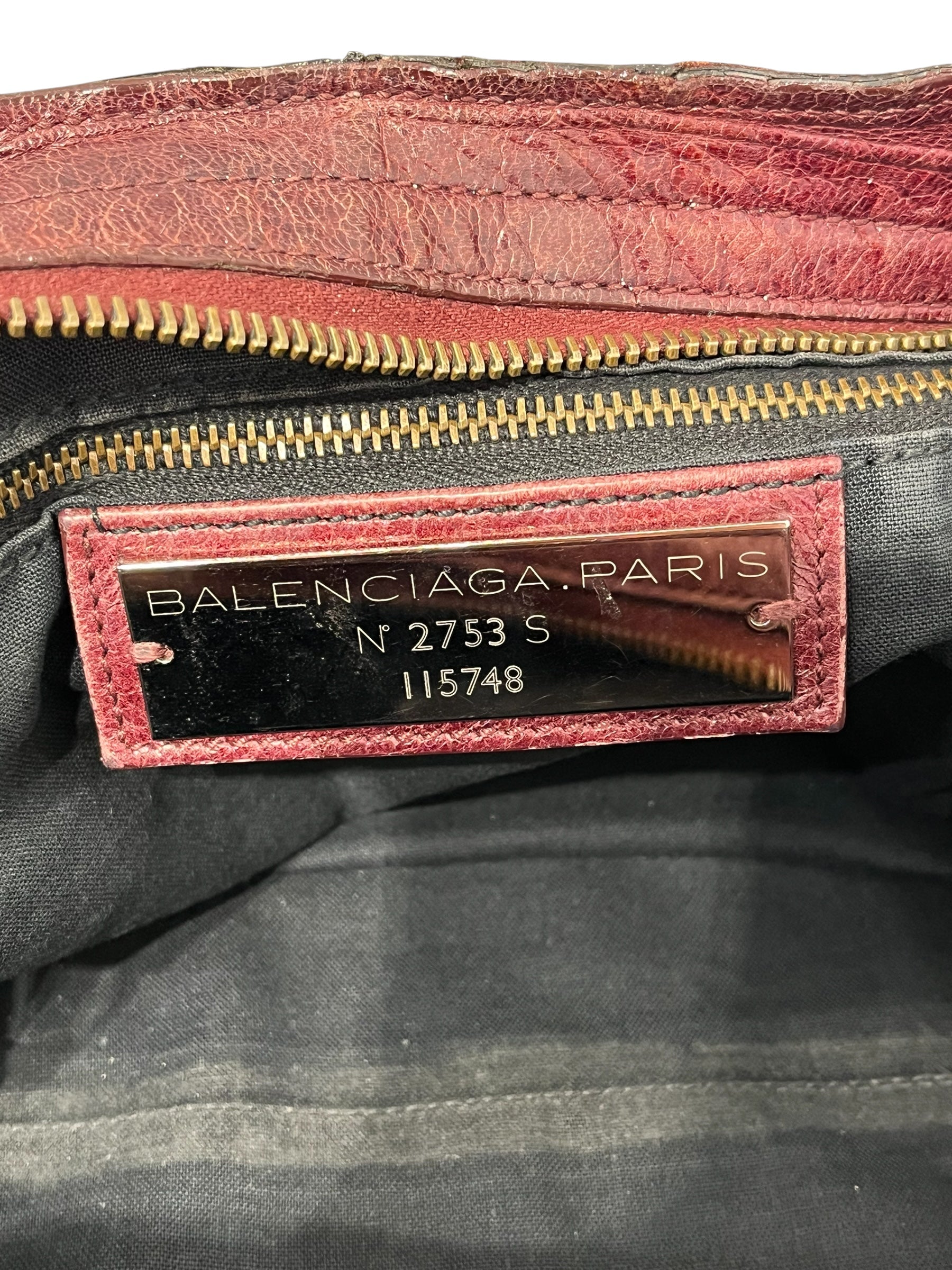 BALENCIAGA/Bag/Leather/BRD/MEDIUM LE CITY BAG view 4
