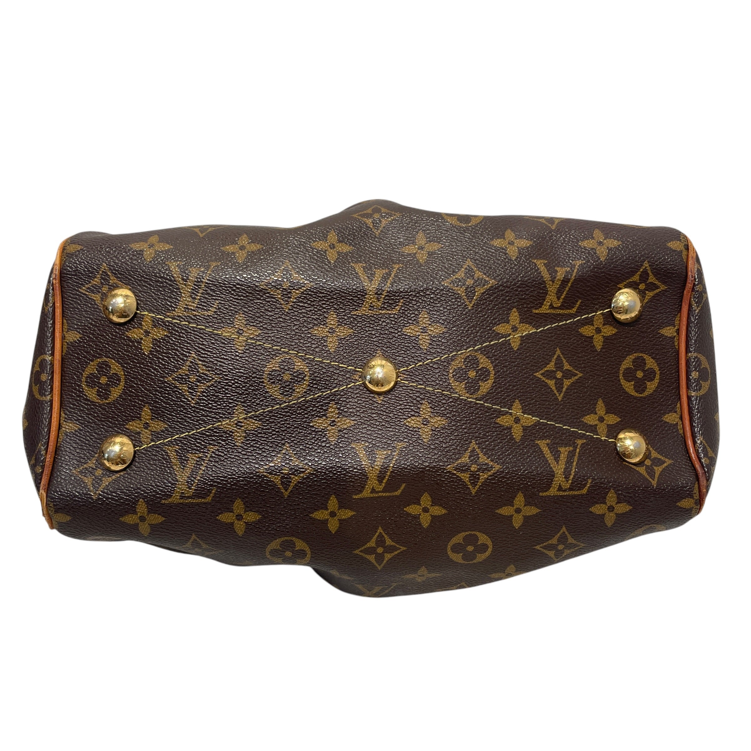 LOUIS VUITTON/Hand Bag/Monogram/Leather/BRW/Tivoli PM view 3