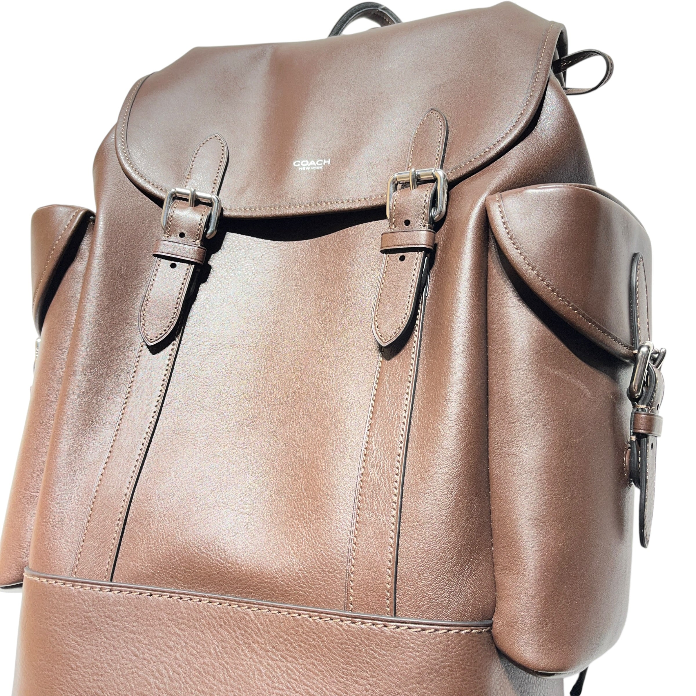 COACH/Backpack/Leather/BRW/HITCH BACKPACK view 2