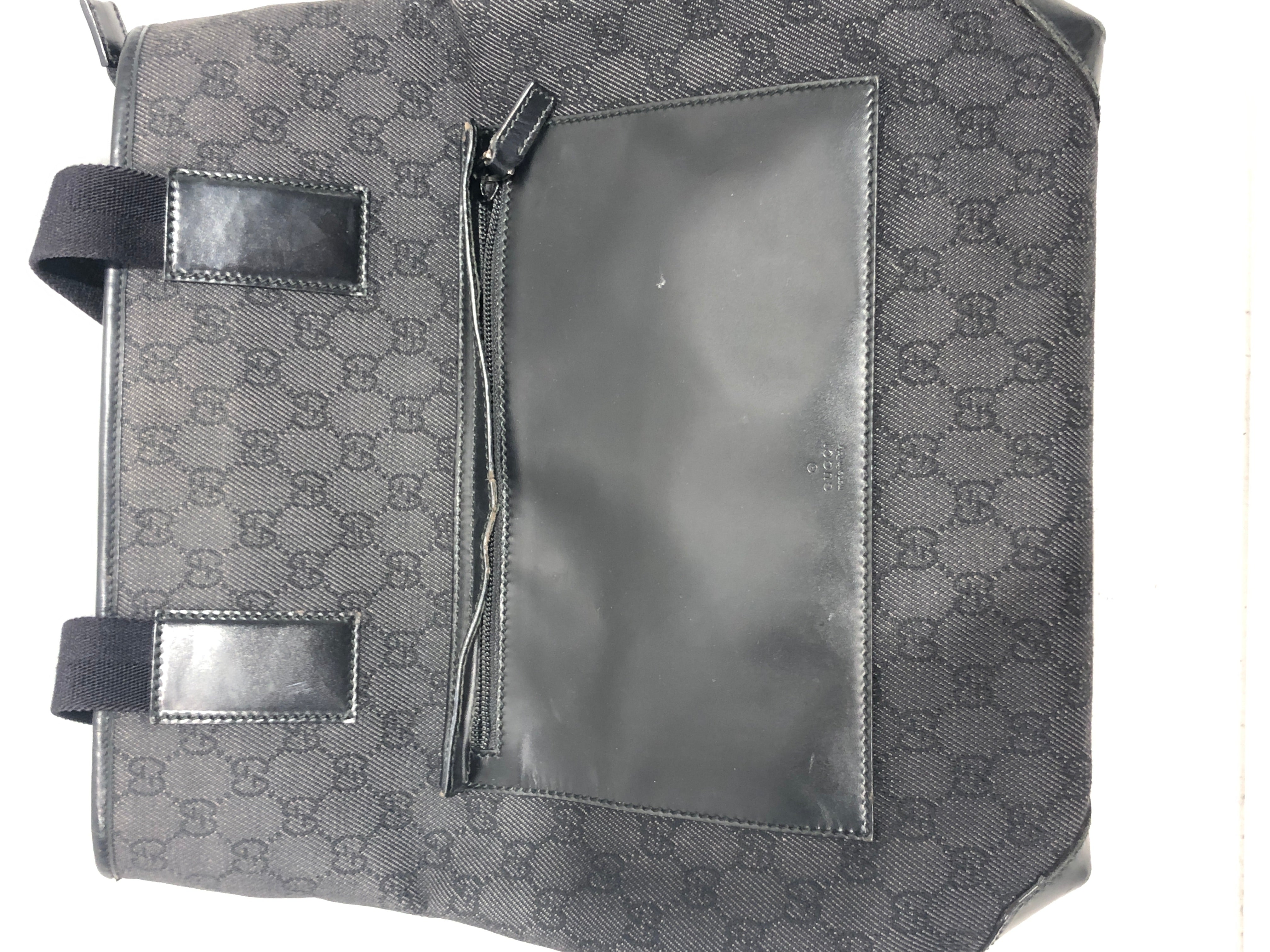 GUCCI/Tote Bag/Monogram/Cotton/BLK/GG TOTE view 7
