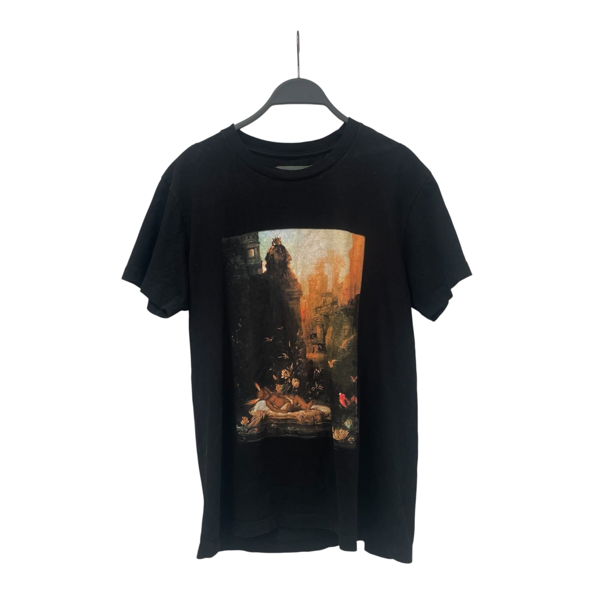DENIM TEARS/T-Shirt/S/Graphic/Cotton/BLK/sleeping baby view 1