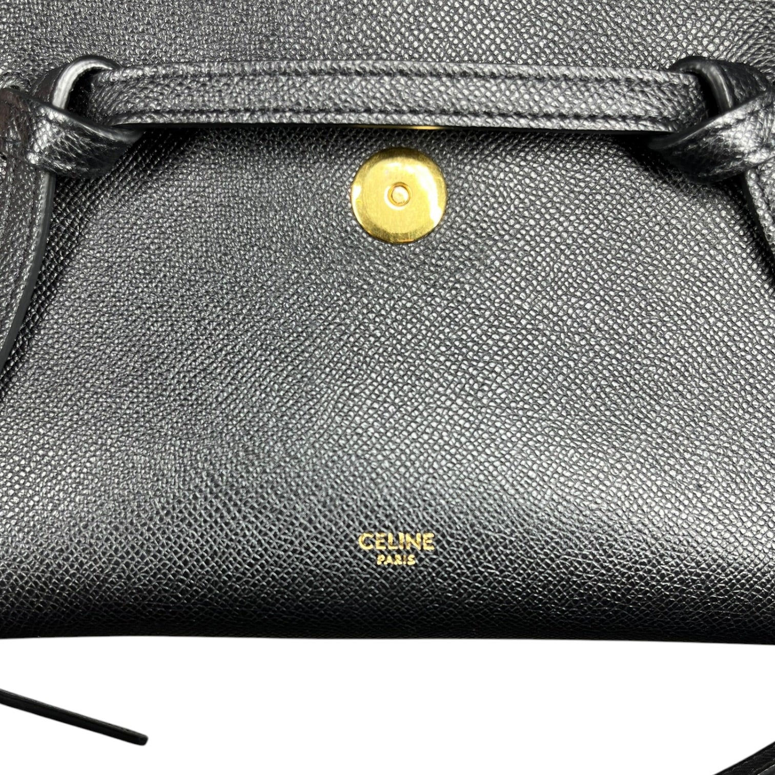 CELINE/Cross Body Bag/Leather/BLK/MICRO BELT BAG view 5