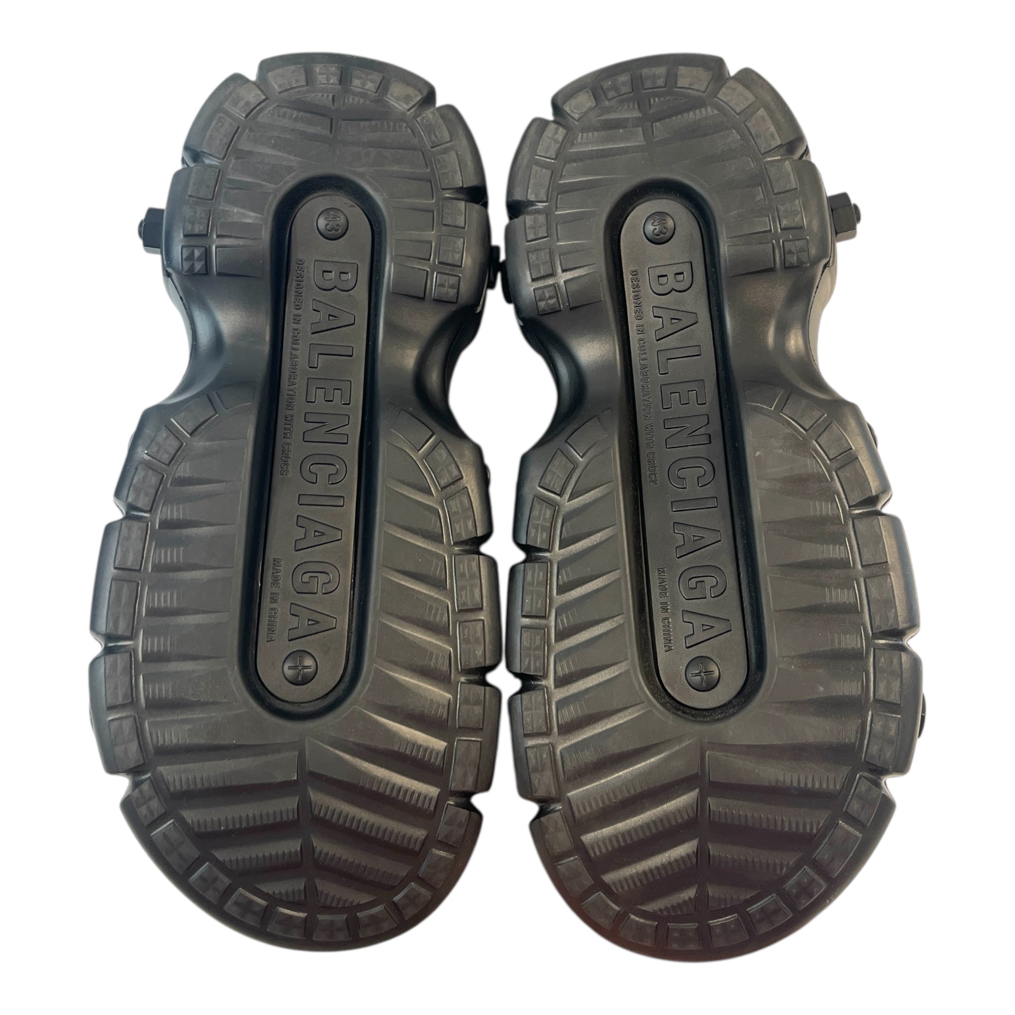 BALENCIAGA/Shoes/US 10/BLK/Platform Crocs view 4