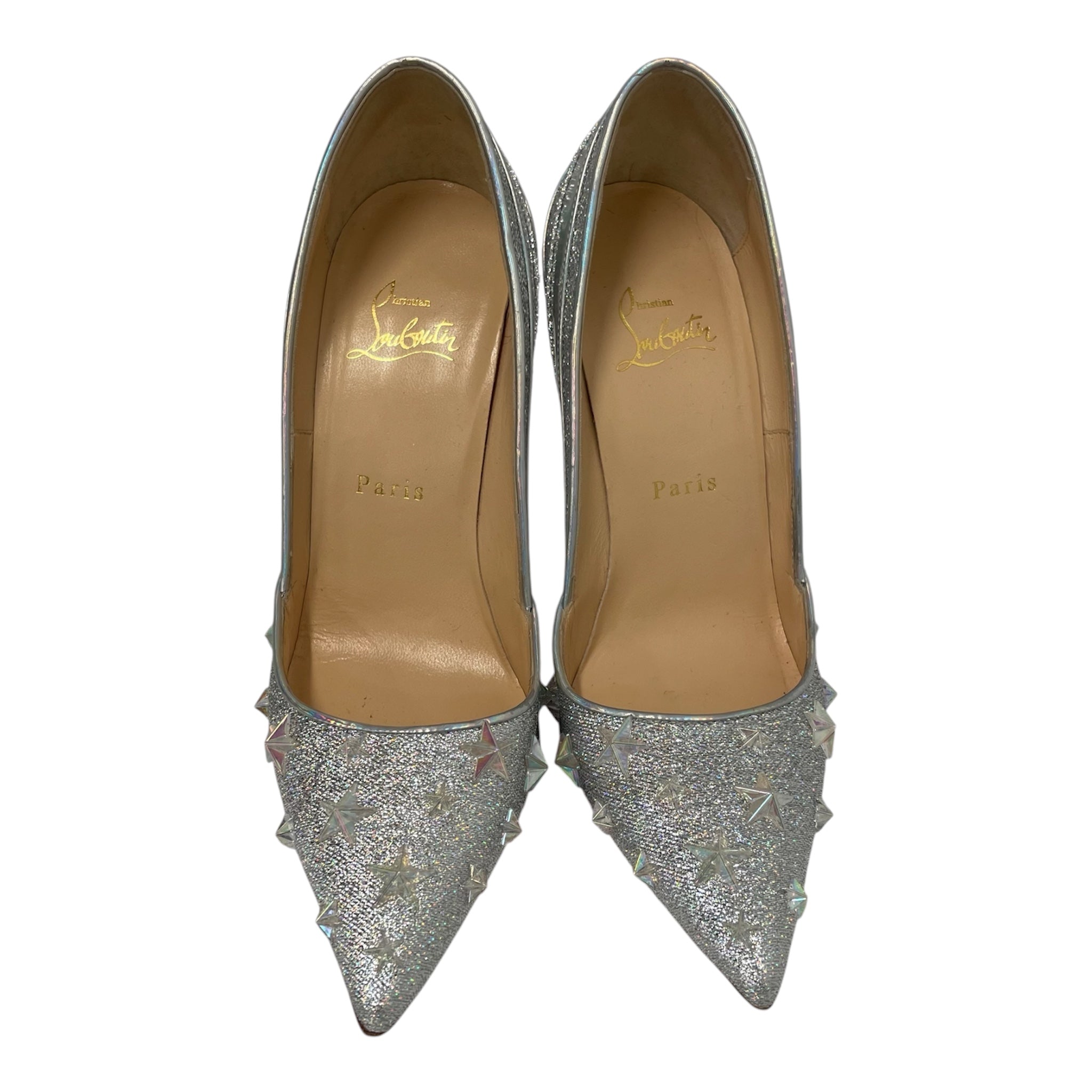 Christian Louboutin/Heels/US 7/Glitter/SLV/STARSTUD view 4