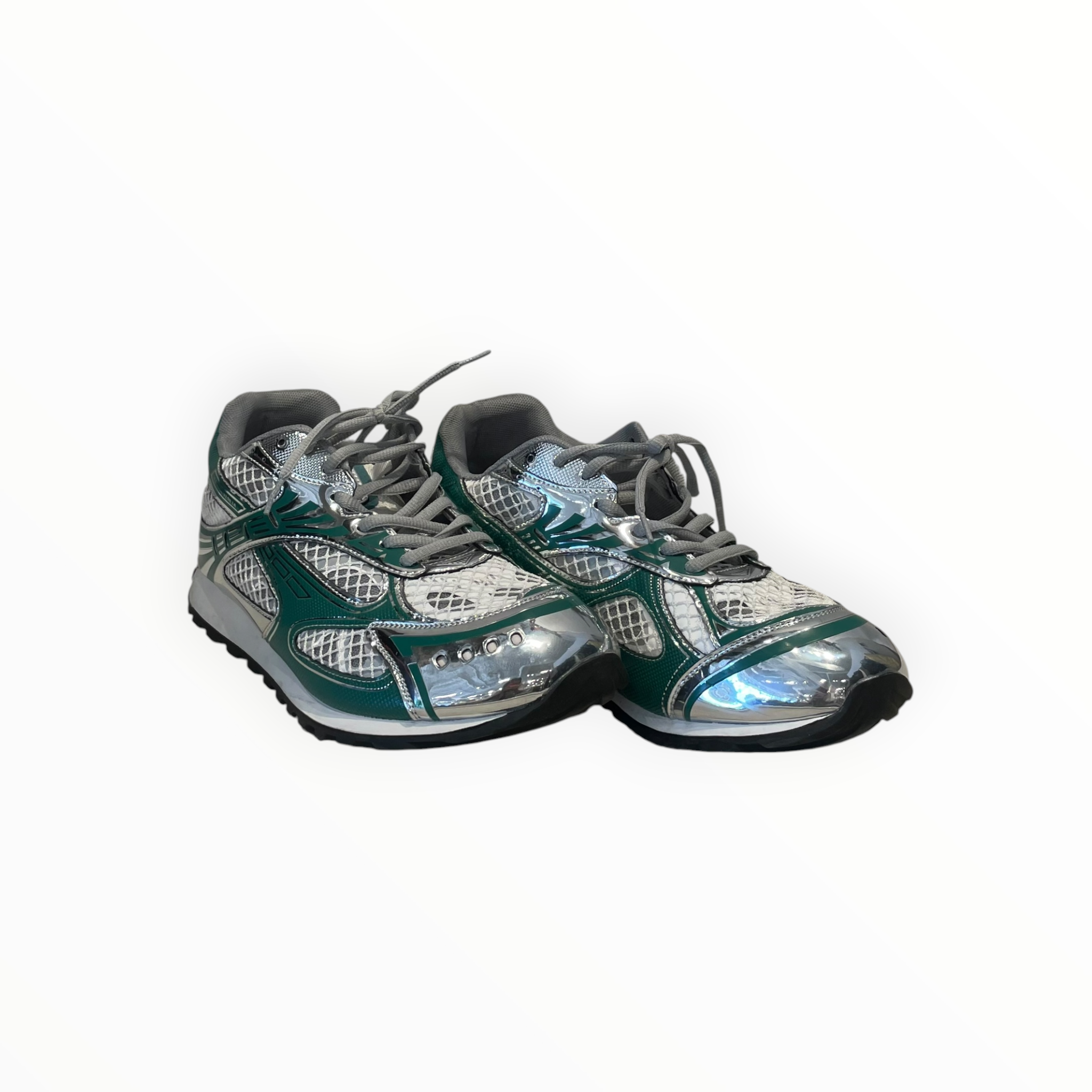 BOTTEGA VENETA/Low-Sneakers/EU 44/All Over Print/SLV/Orbit Sneaker Low view 1