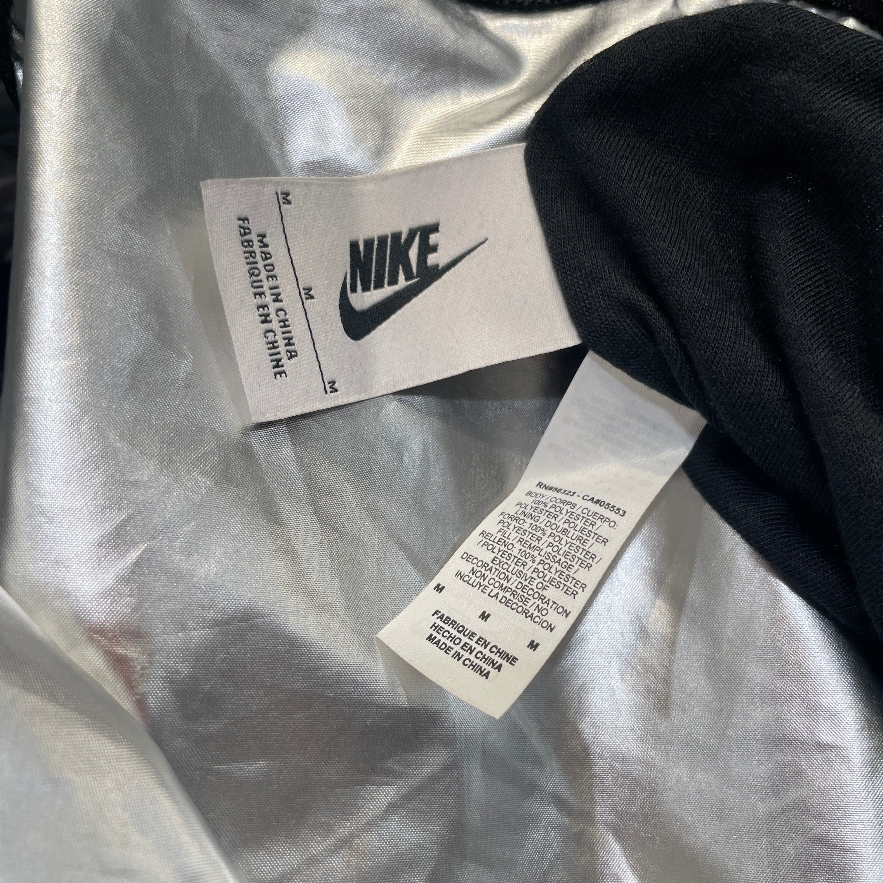 NIKE/AMBUSH/Zip Up Hoodie/M/Nylon/BLK/Reversable Zip up hoodie view 5