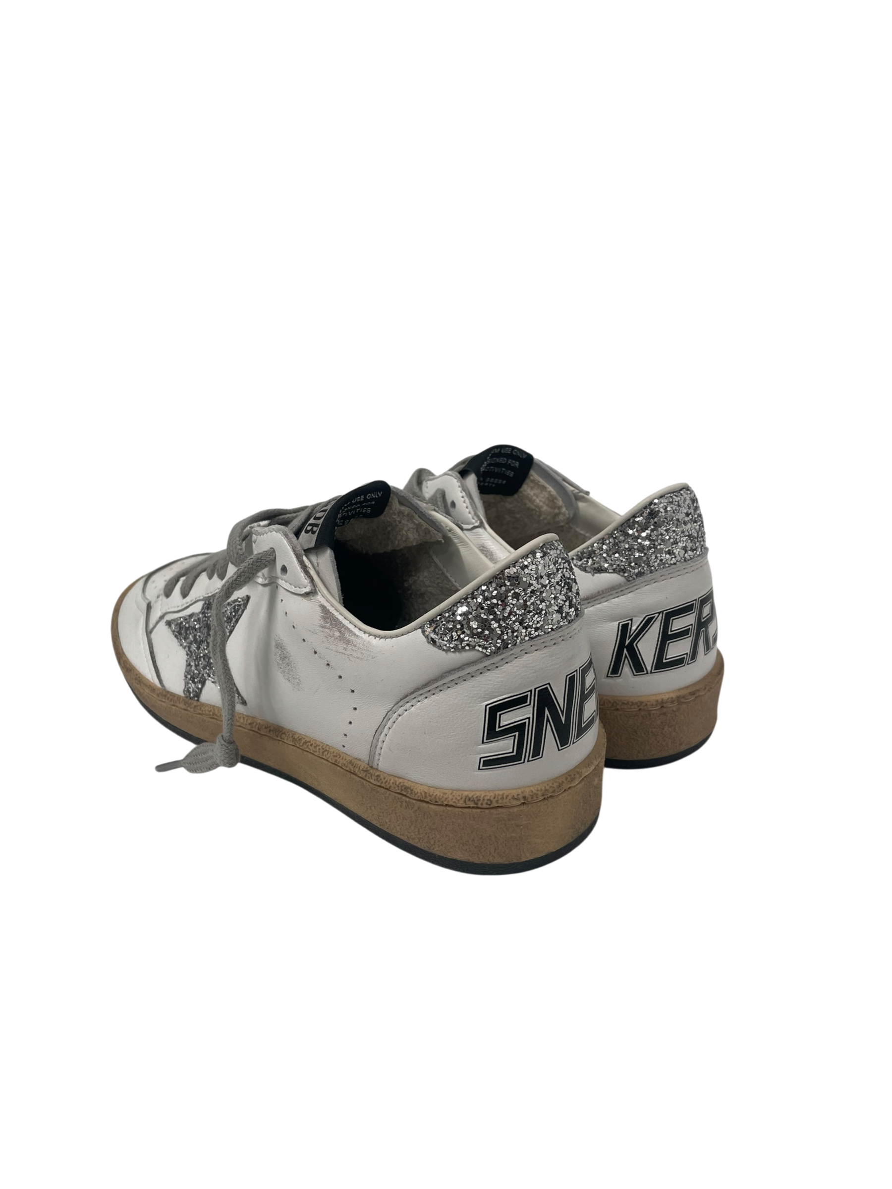 GOLDEN GOOSE/Low-Sneakers/EU 38/Leather/WHT/BALL STAR view 2