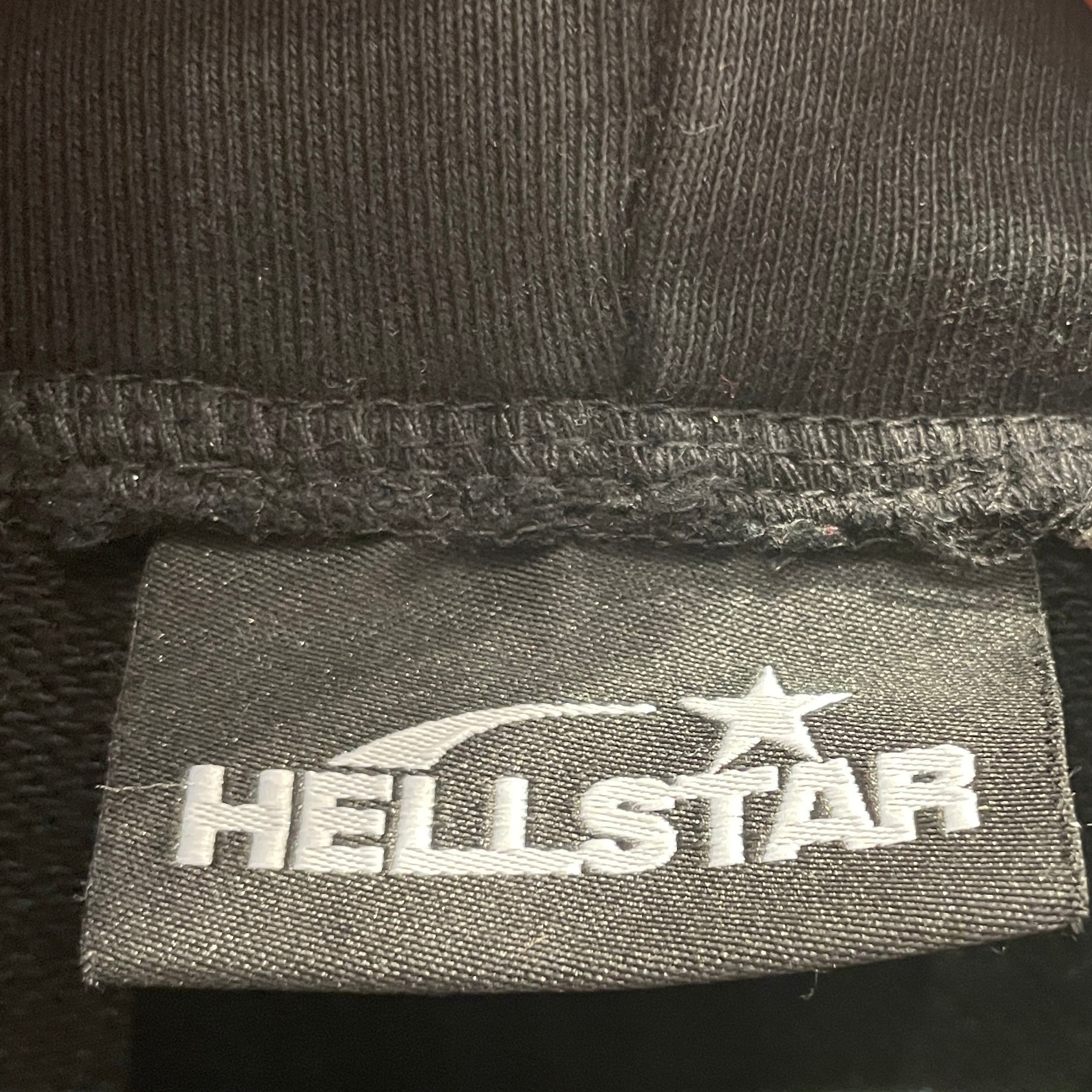 HELLSTAR/Hoodie/XL/Cotton/BLK/yellow graphic view 3