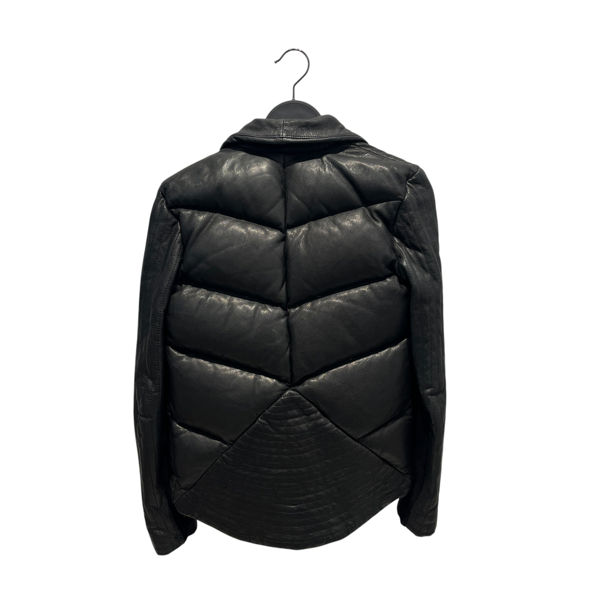Helmut Lang/Quilted Jkt/S/Leather/BLK/quilted moto jkt view 2