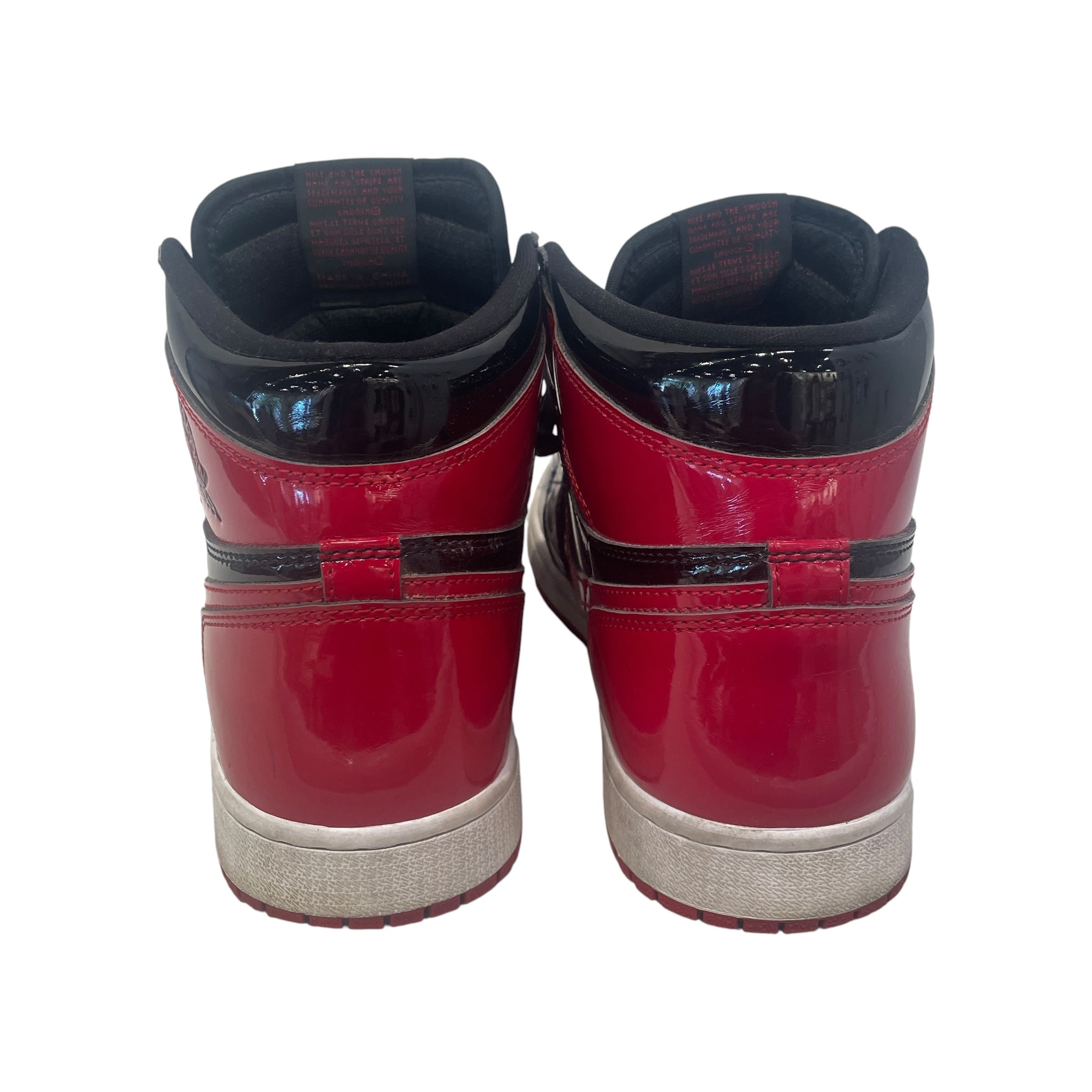 NIKE/AIR JORDAN 1 RETRO HIGH OG/Hi-Sneakers/US 10/Leather/RED/555088-063 view 3