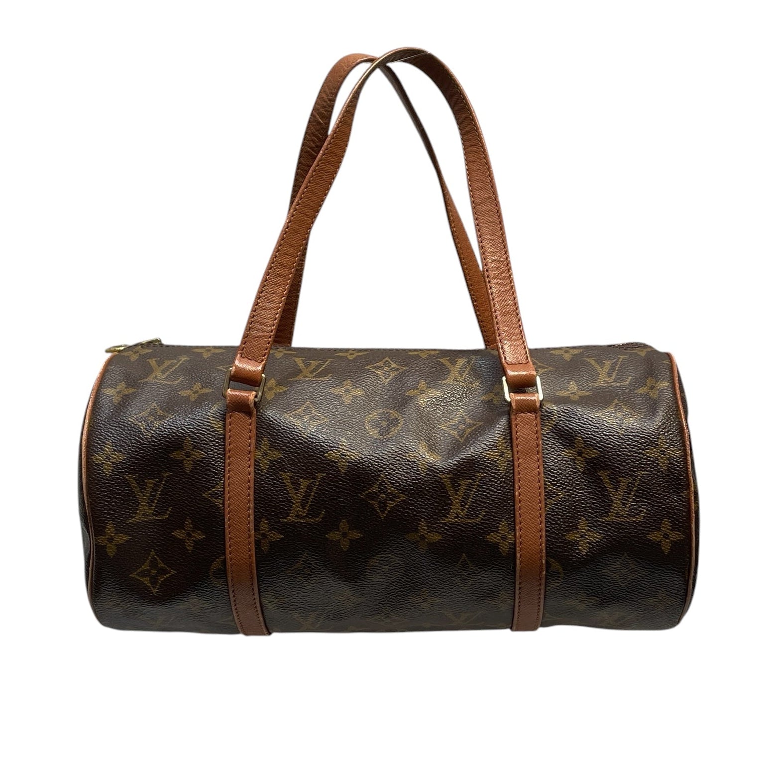 LOUIS VUITTON/Hand Bag/Monogram/Leather/BRW/Mini Papillon view 1