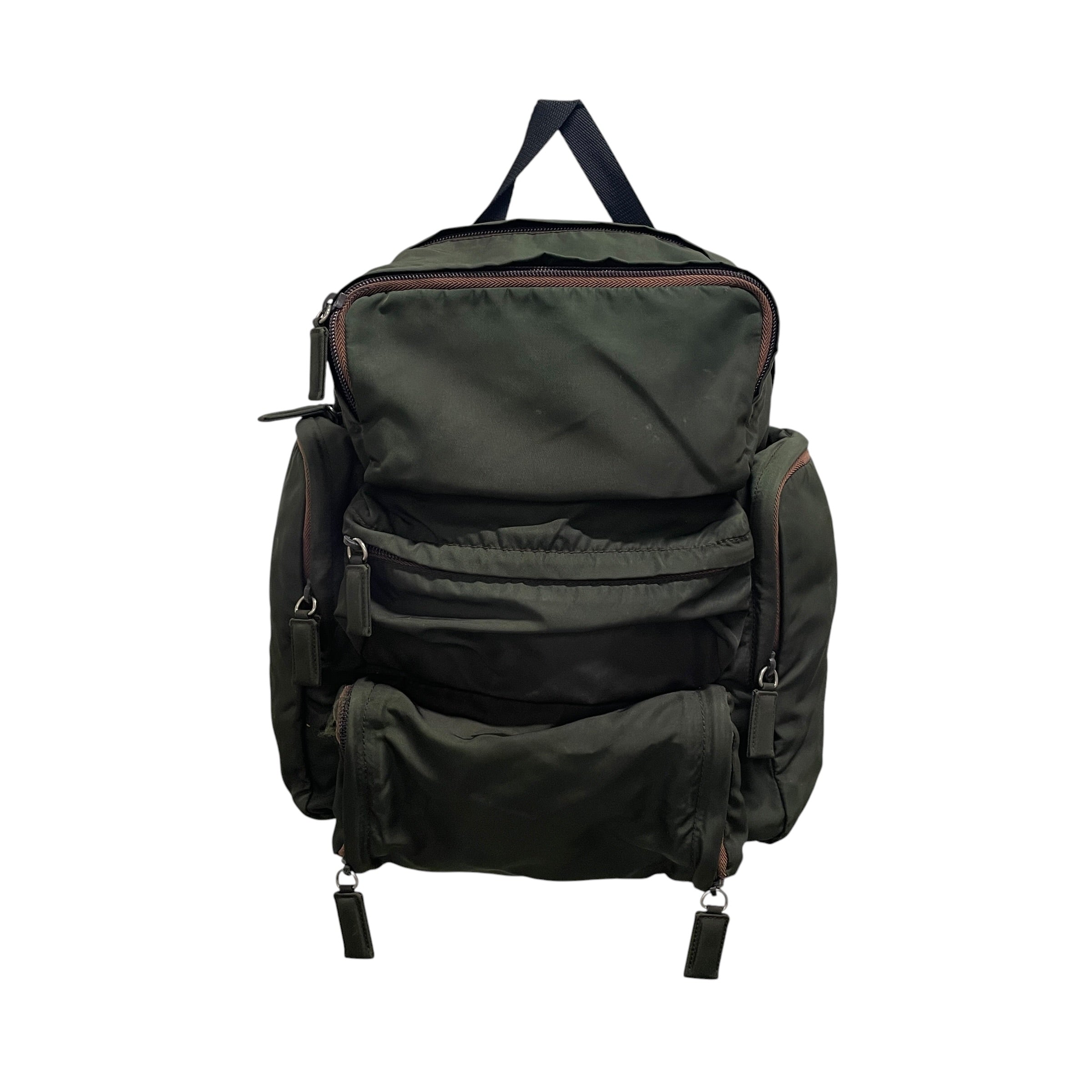 PRADA/Backpack/Nylon/GRN/BACKPACK view 1