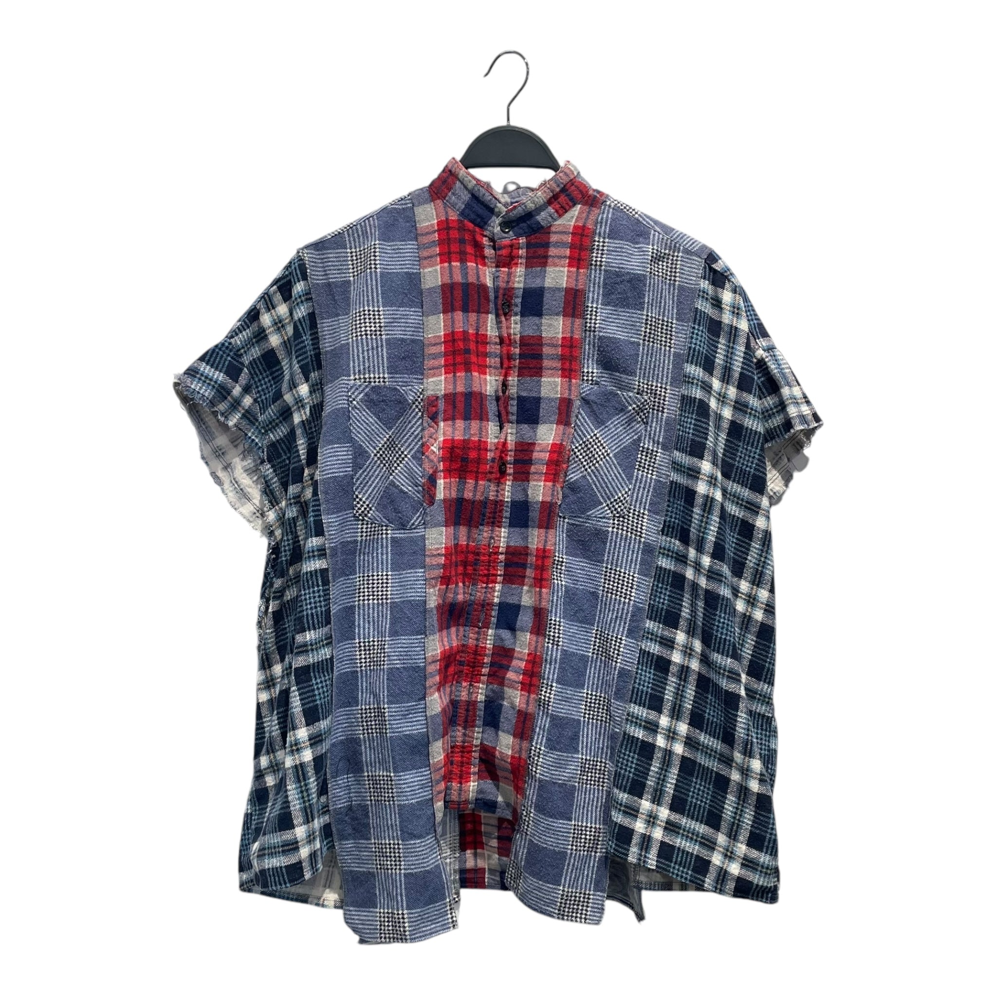 TAKAHIROMIYASHITA TheSoloist./Flannel Shirt/M/Wool/MLT/Plaid/Sleeveless Patchwork Flannel view 1
