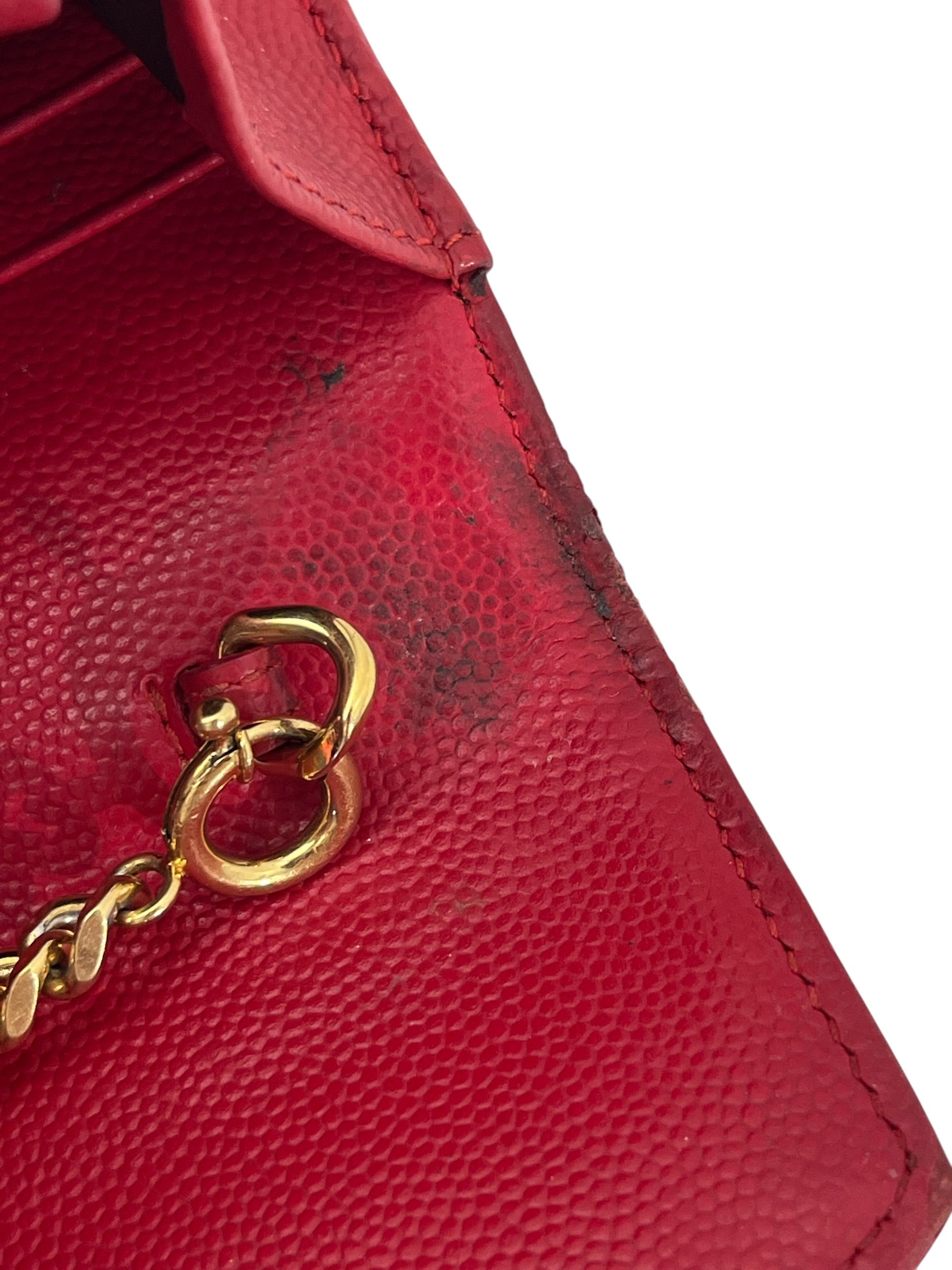 SAINT LAURENT/Cross Body Bag/Leather/RED/ view 8