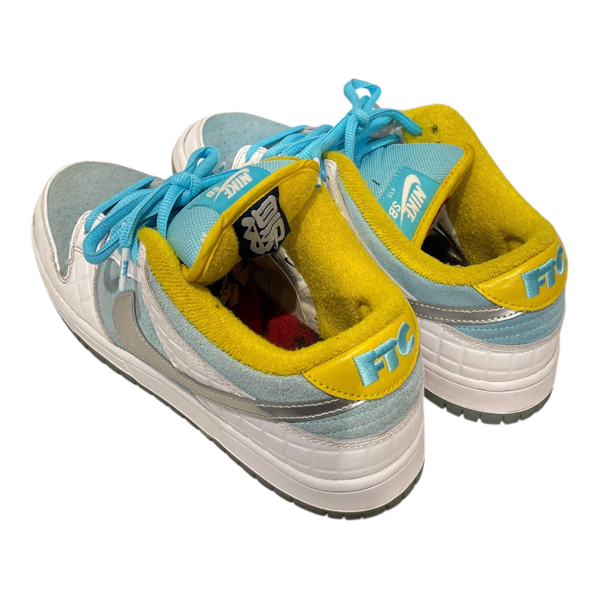NIKE/Low-Sneakers/US 10/Suede/WHT/DUNK LOW FTC LAGOON PULSE view 2