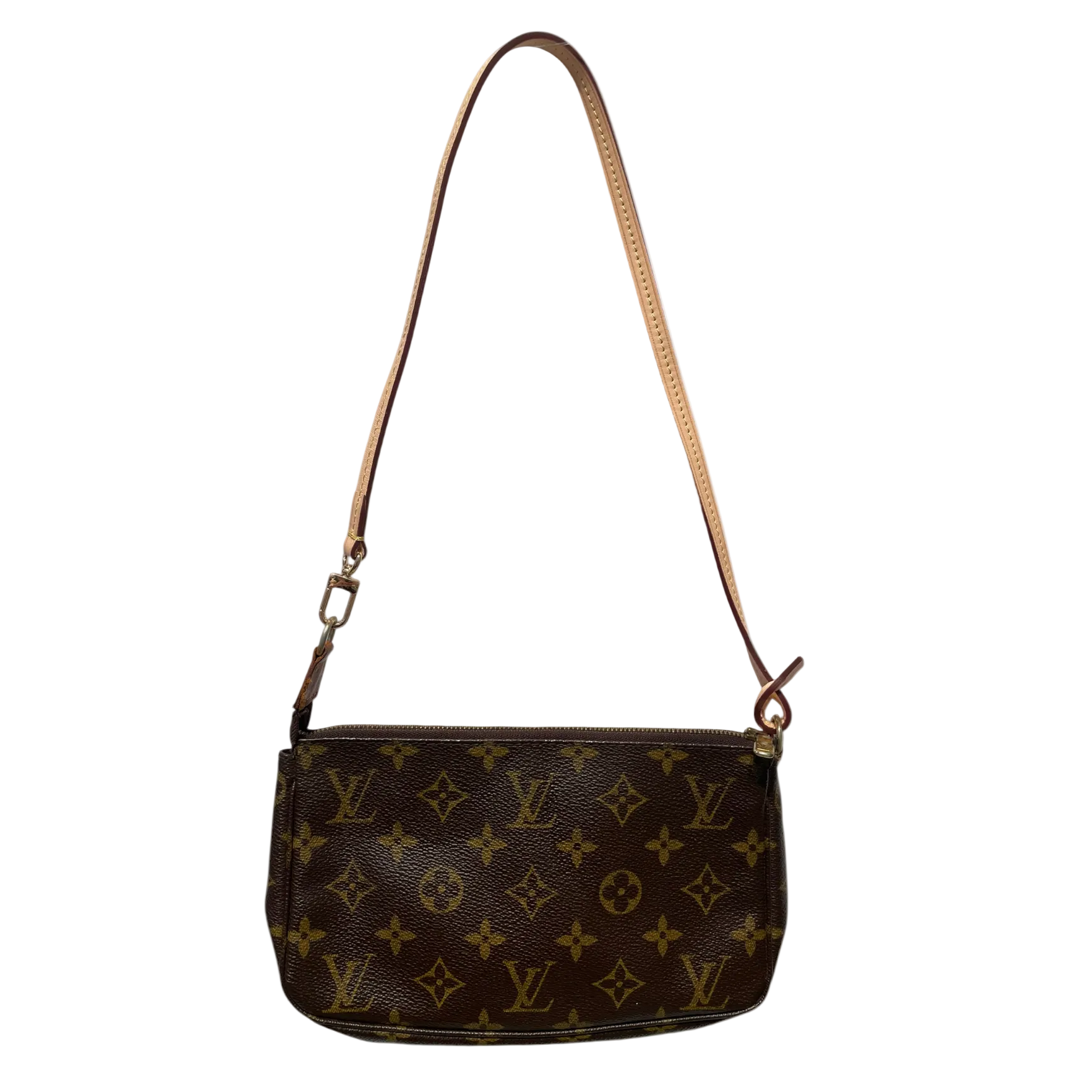 LOUIS VUITTON/Clutch Bag/Monogram/Leather/BRW/POCHETTE view 2