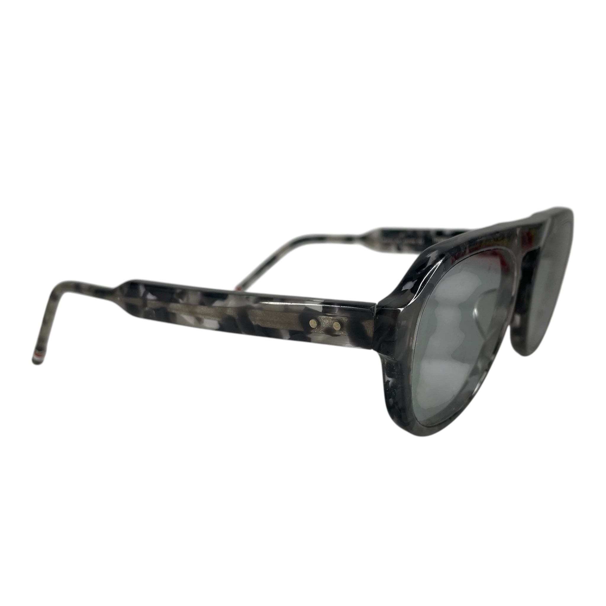 THOM BROWNE. NEW YORK/Sunglasses/All Over Print/Plastic/GRY/AVIATOR view 3