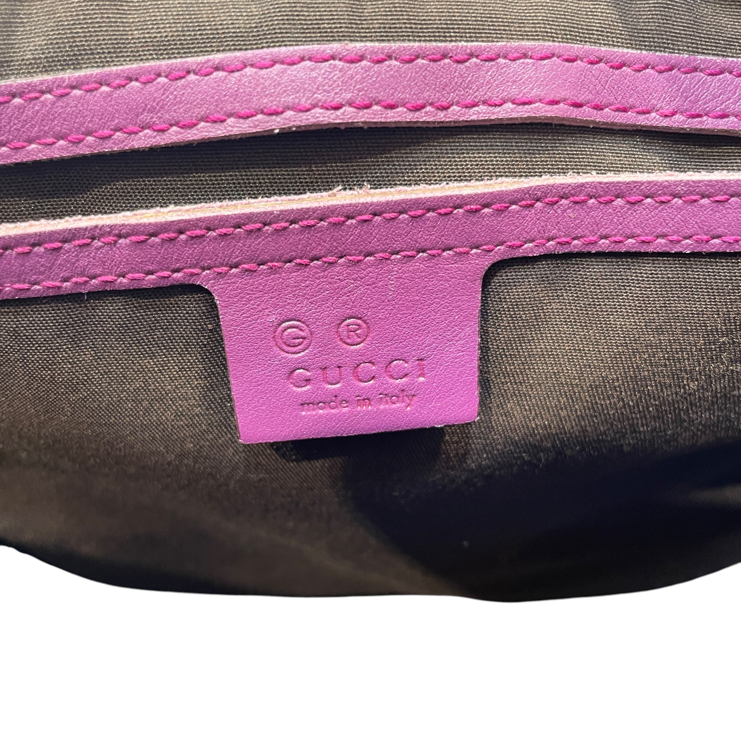 GUCCI/Hand Bag/Monogram/Leather/PPL/Medium Guccisima Joy Bag view 6