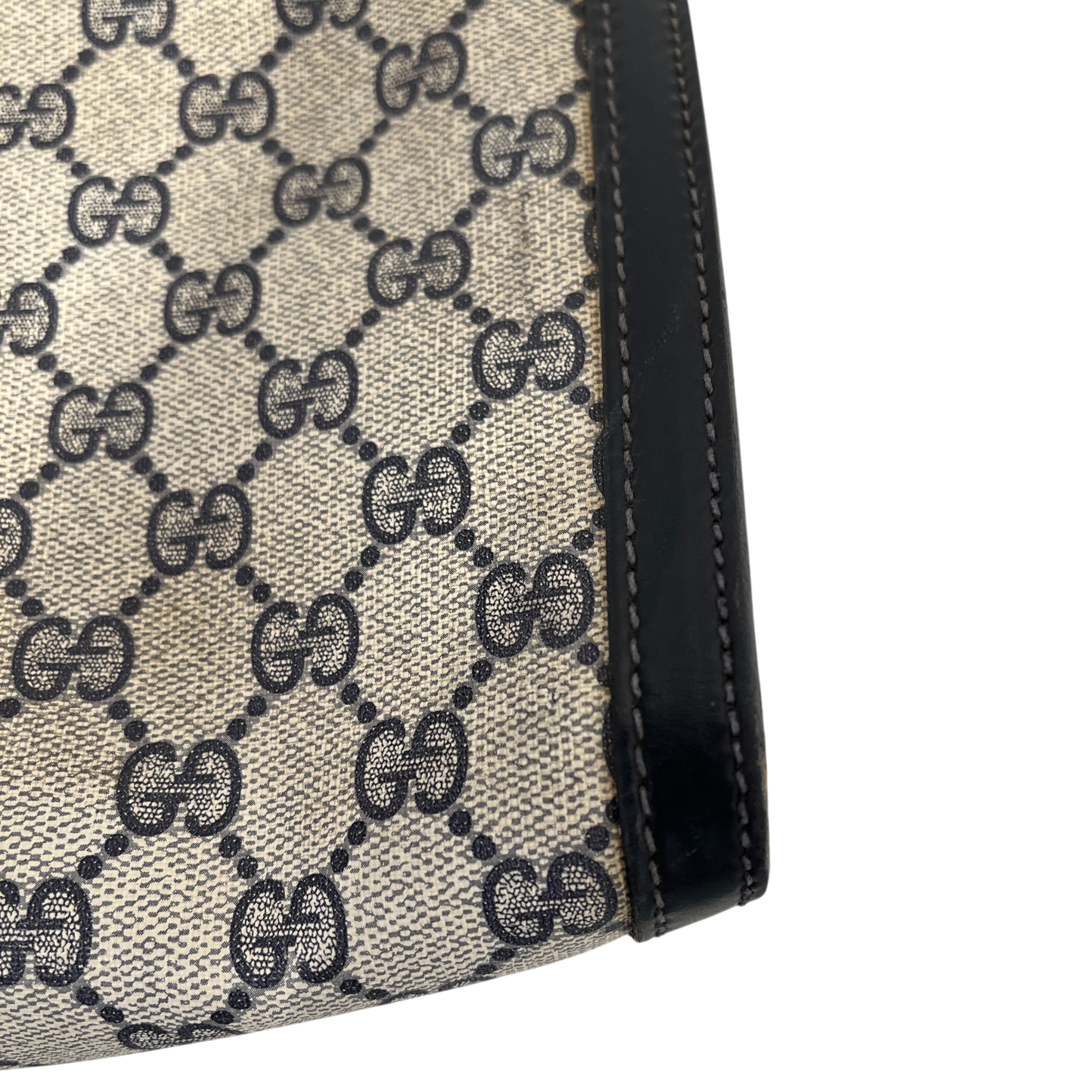 GUCCI/Clutch Bag/Leather/GRY/monogram supreme parfum view 10