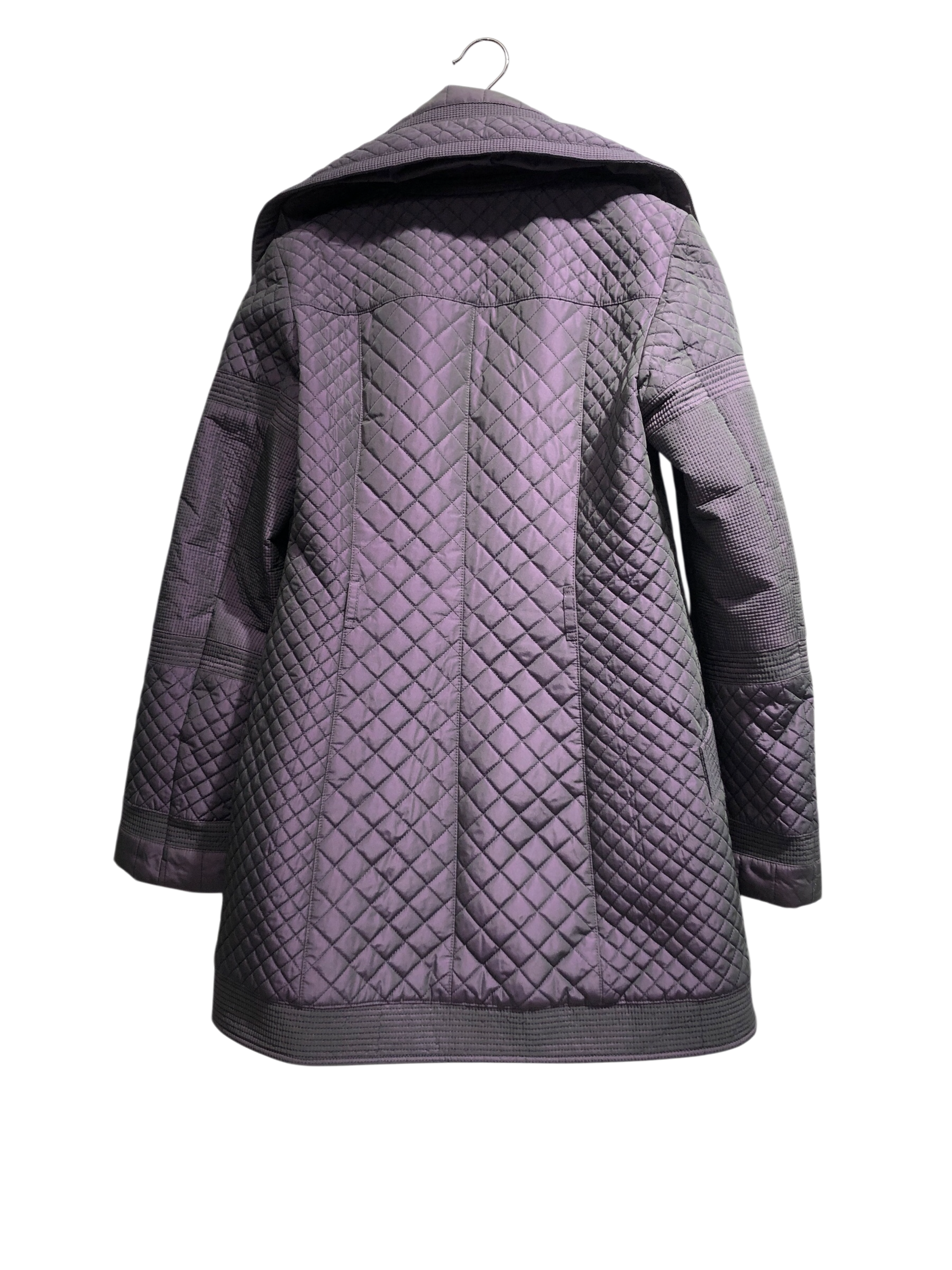 BURBERRY LONDON/Coat/4/Nylon/PPL/iridescent puffer view 2