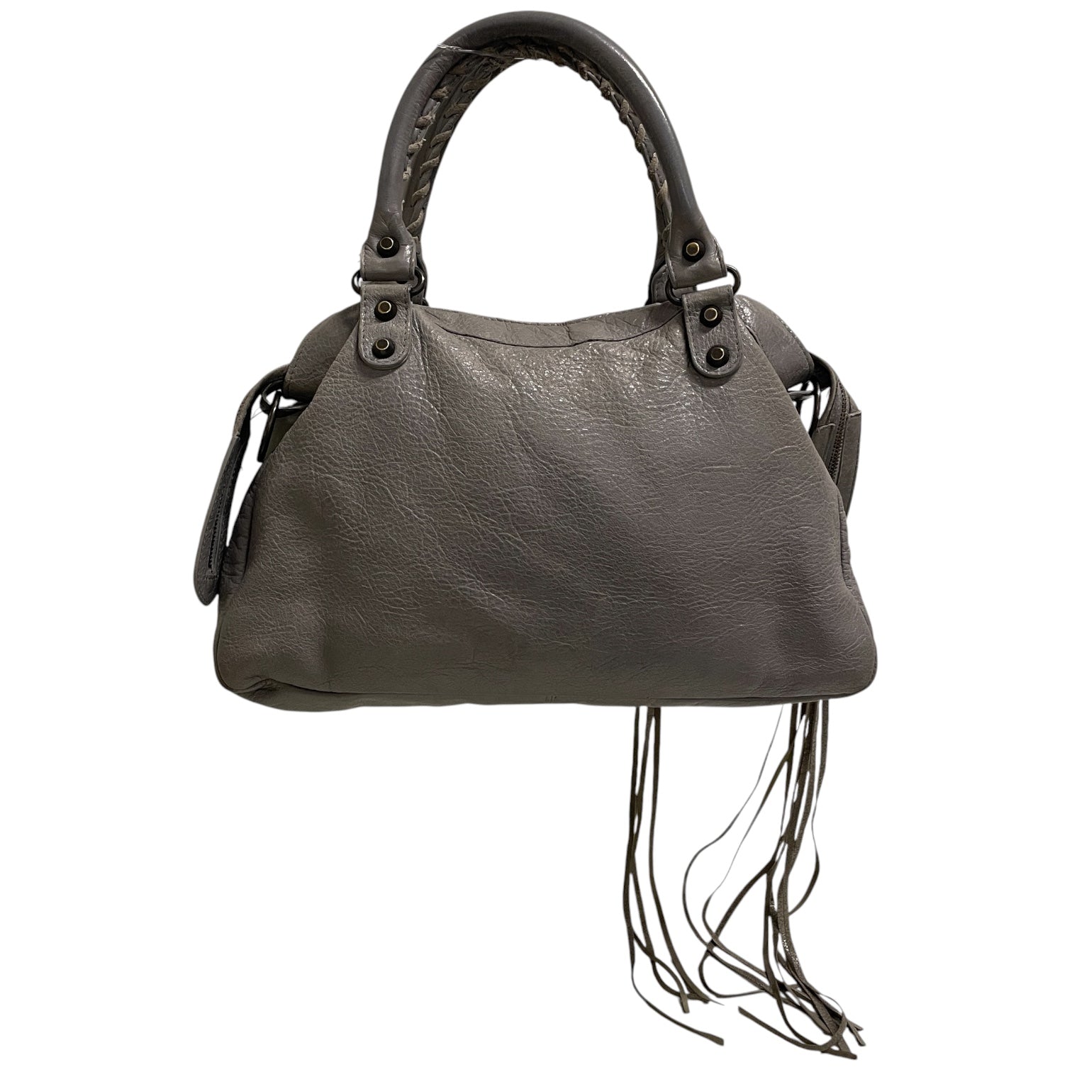 BALENCIAGA/Hand Bag/Leather/GRY/YWQ7BQK view 2