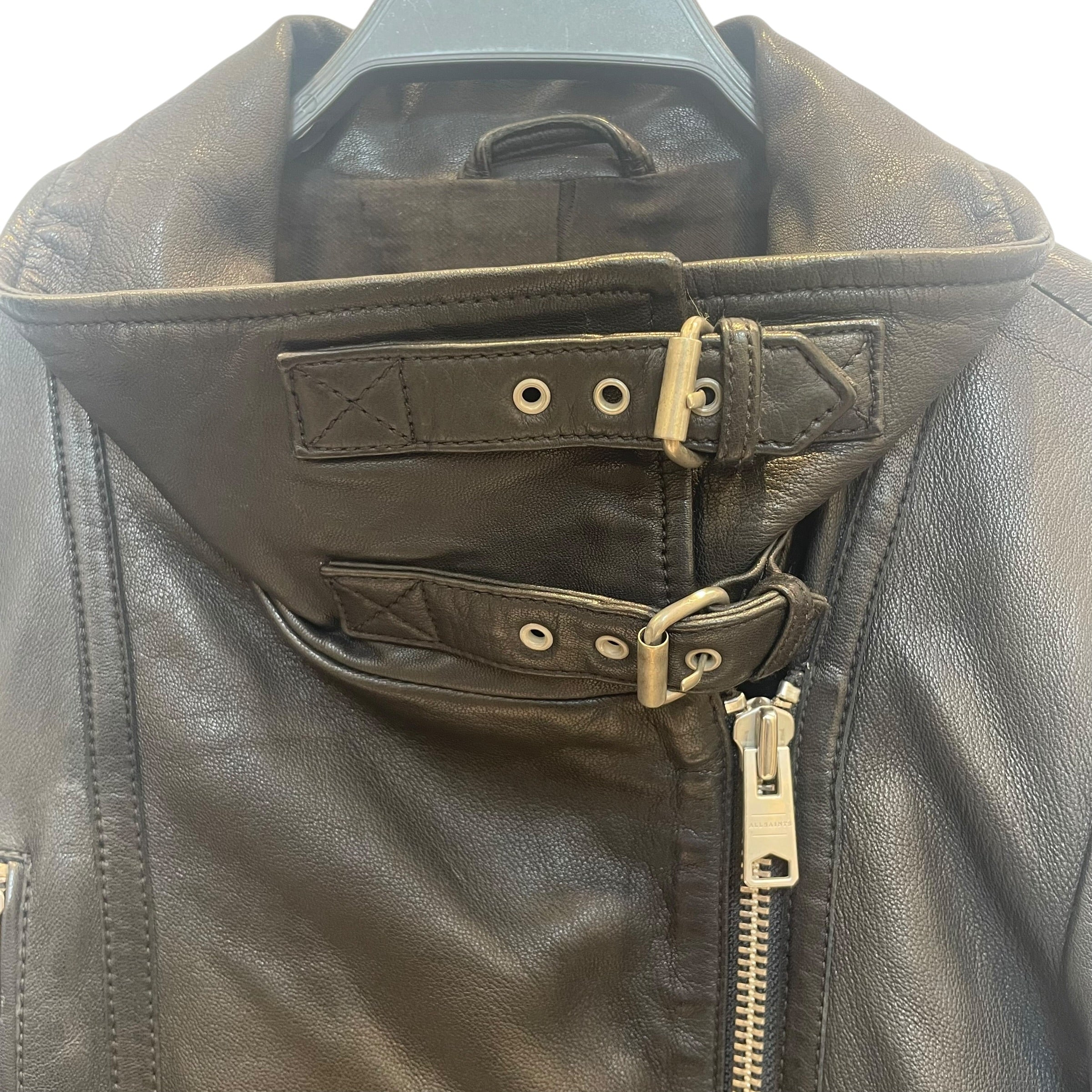 ALLSAINTS/Leather Jkt/6/Leather/BLK/ view 3