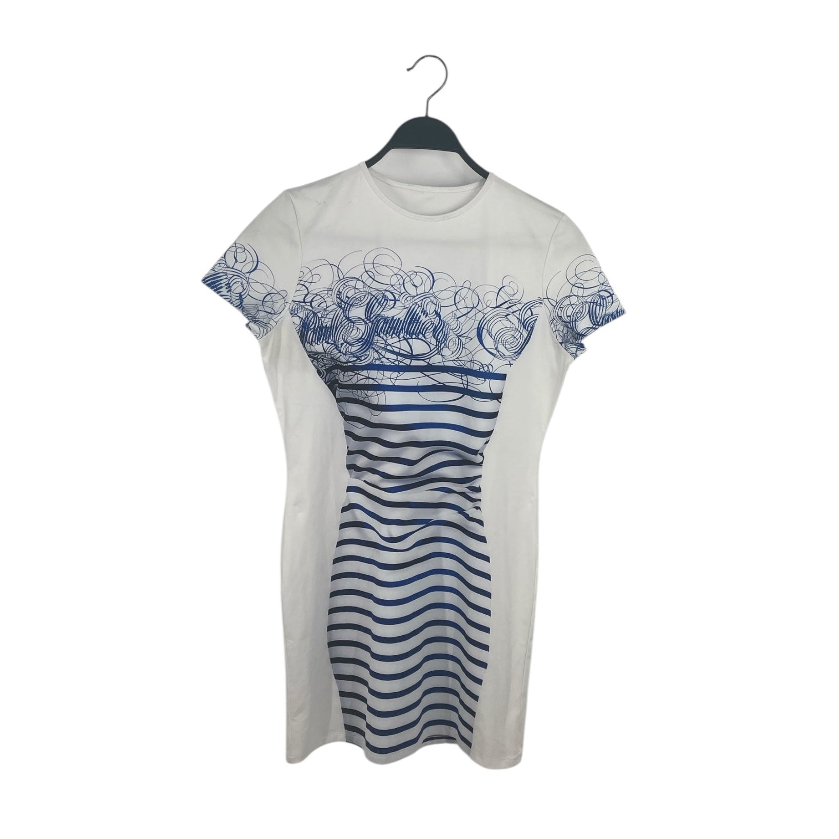 Jean Paul Gaultier/Dress/XL/Graphic/Nylon/WHT/24/30-F-RO199-J555-0159 view 2