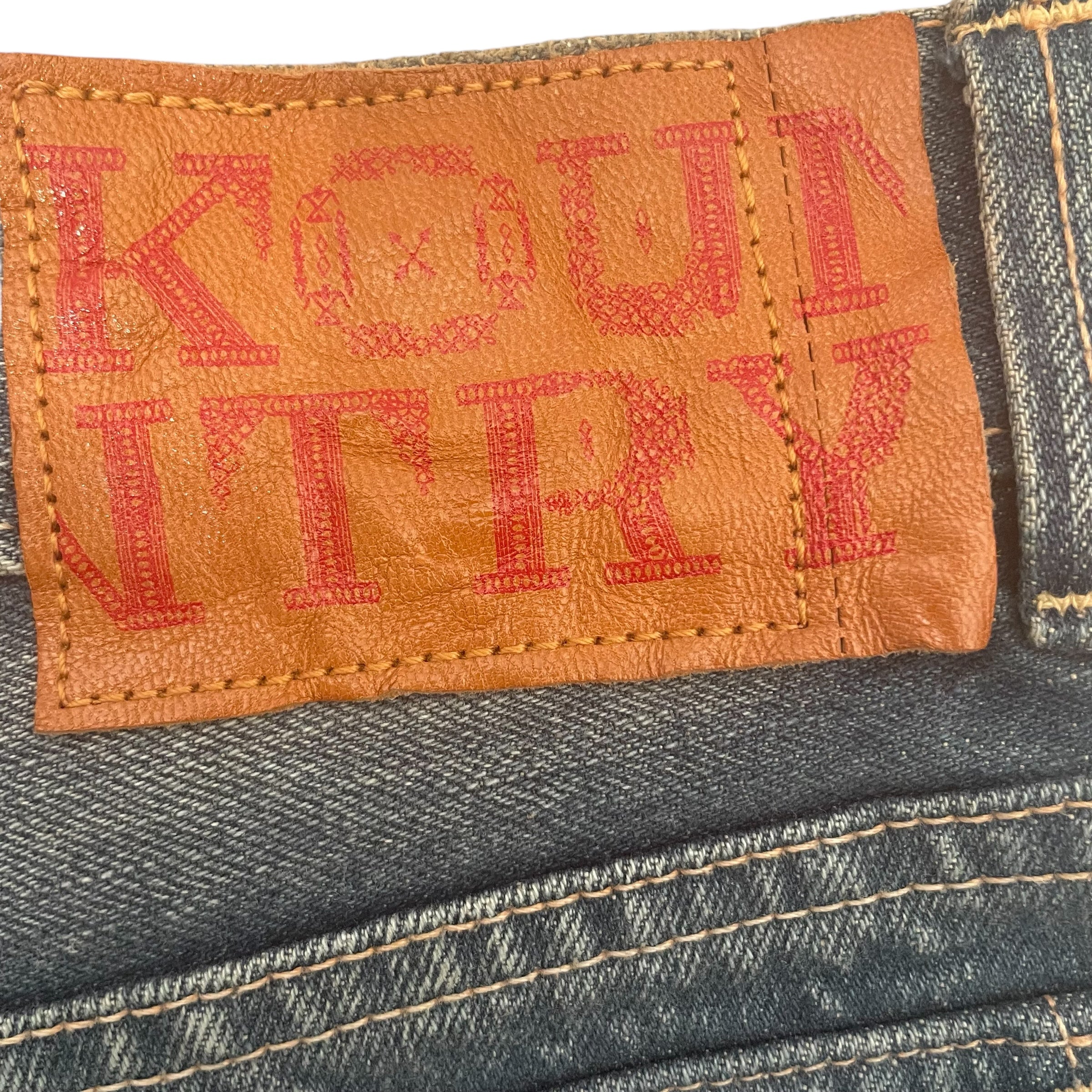 KAPITAL/Skinny Pants/XS/Denim/BLU/086-472-0539 - BACK POCKET TAG view 3