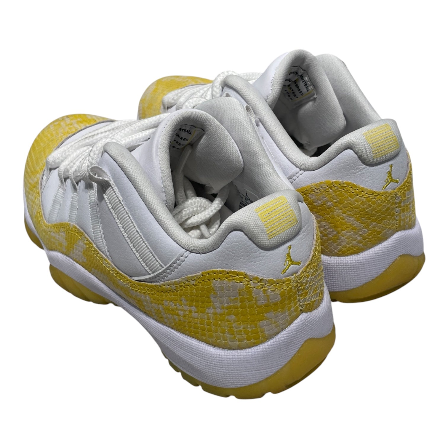 NIKE/Low-Sneakers/US 7.5/Animal Pattern/Acrylic/YEL/JORDAN 11 LOW SNAKESKIN view 2