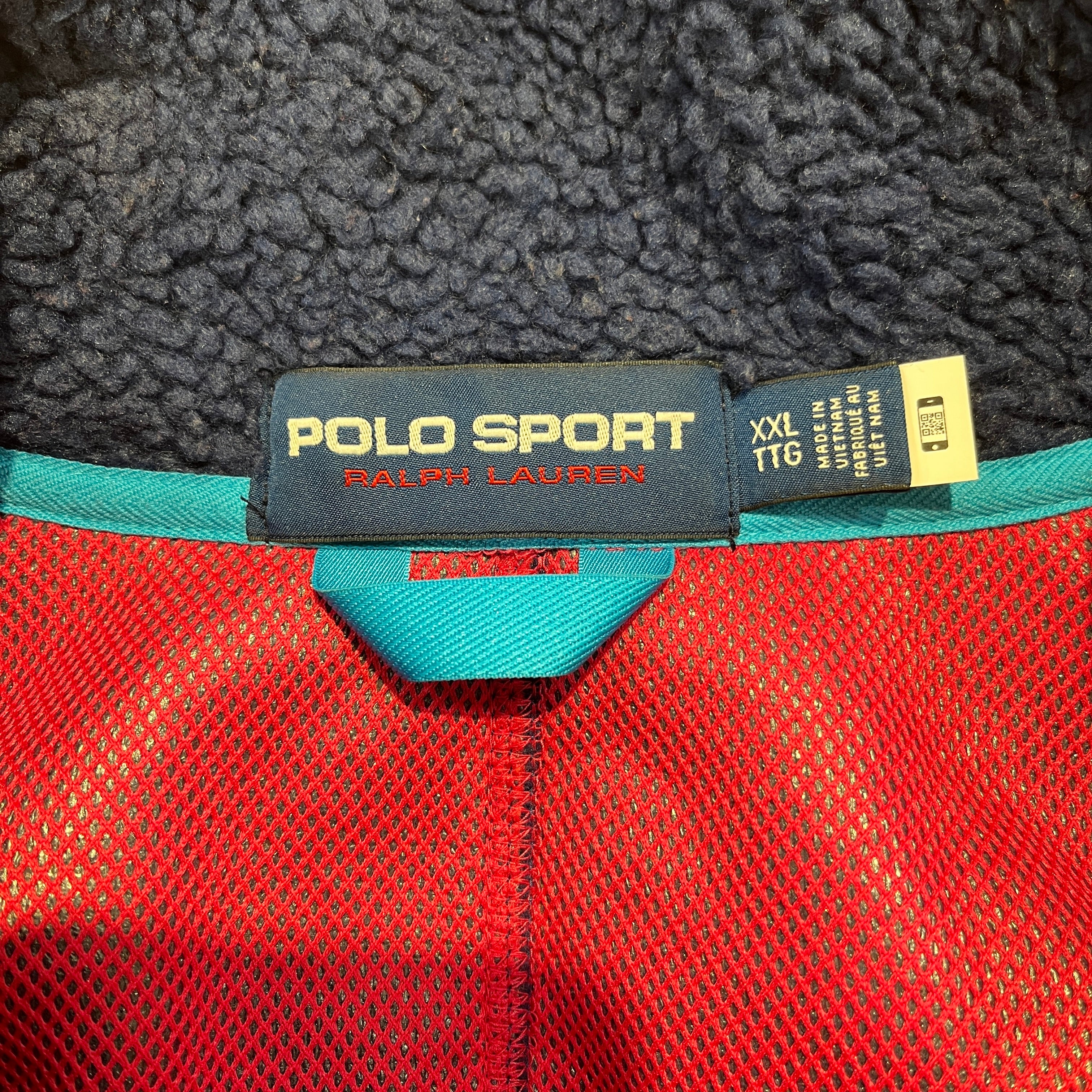POLO SPORT/Fleece Jkt/XXL/Cotton/NVY/ view 3