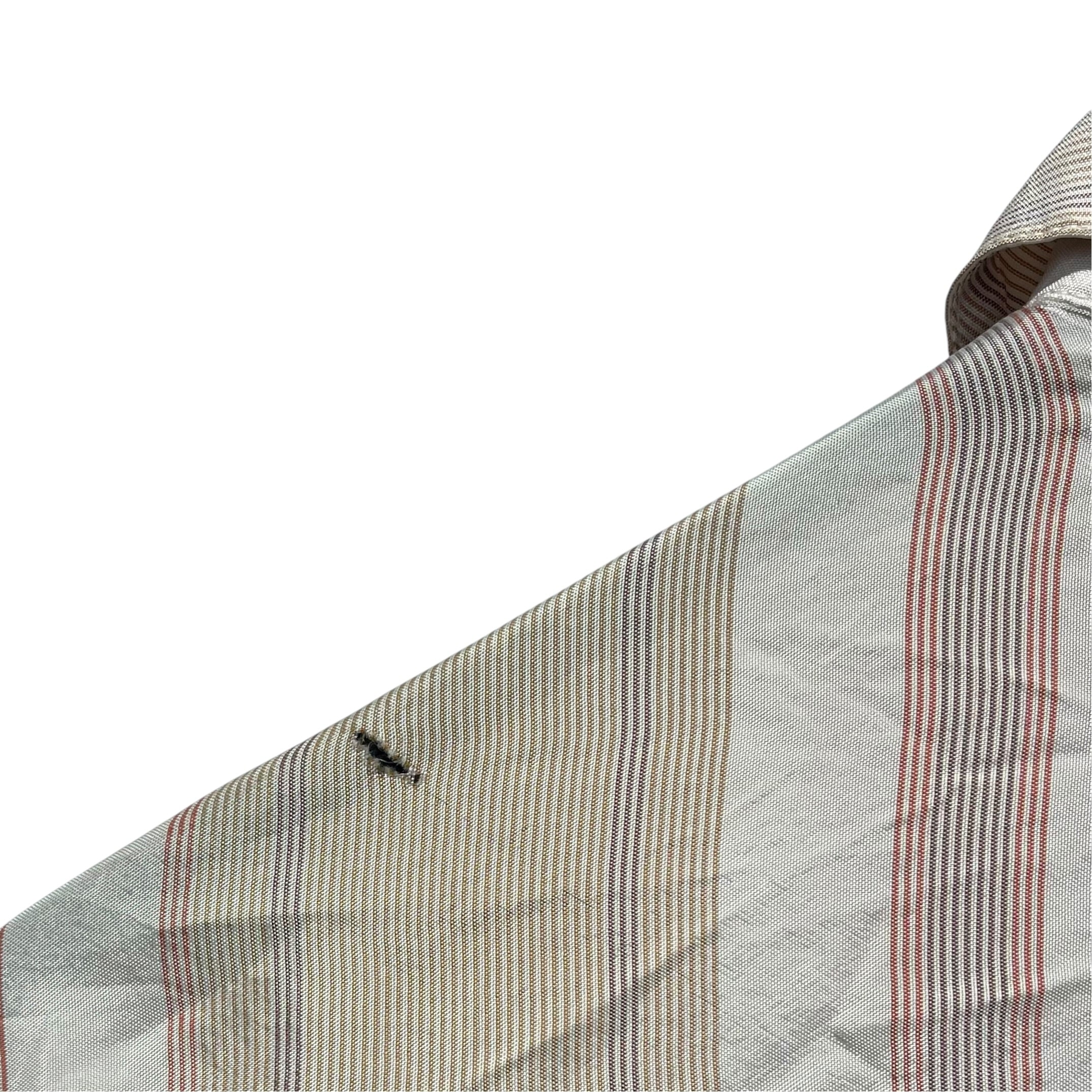 Acne Studios/SS Shirt/36/Cotton/MLT/Stripe/Red gold silver stripe view 7