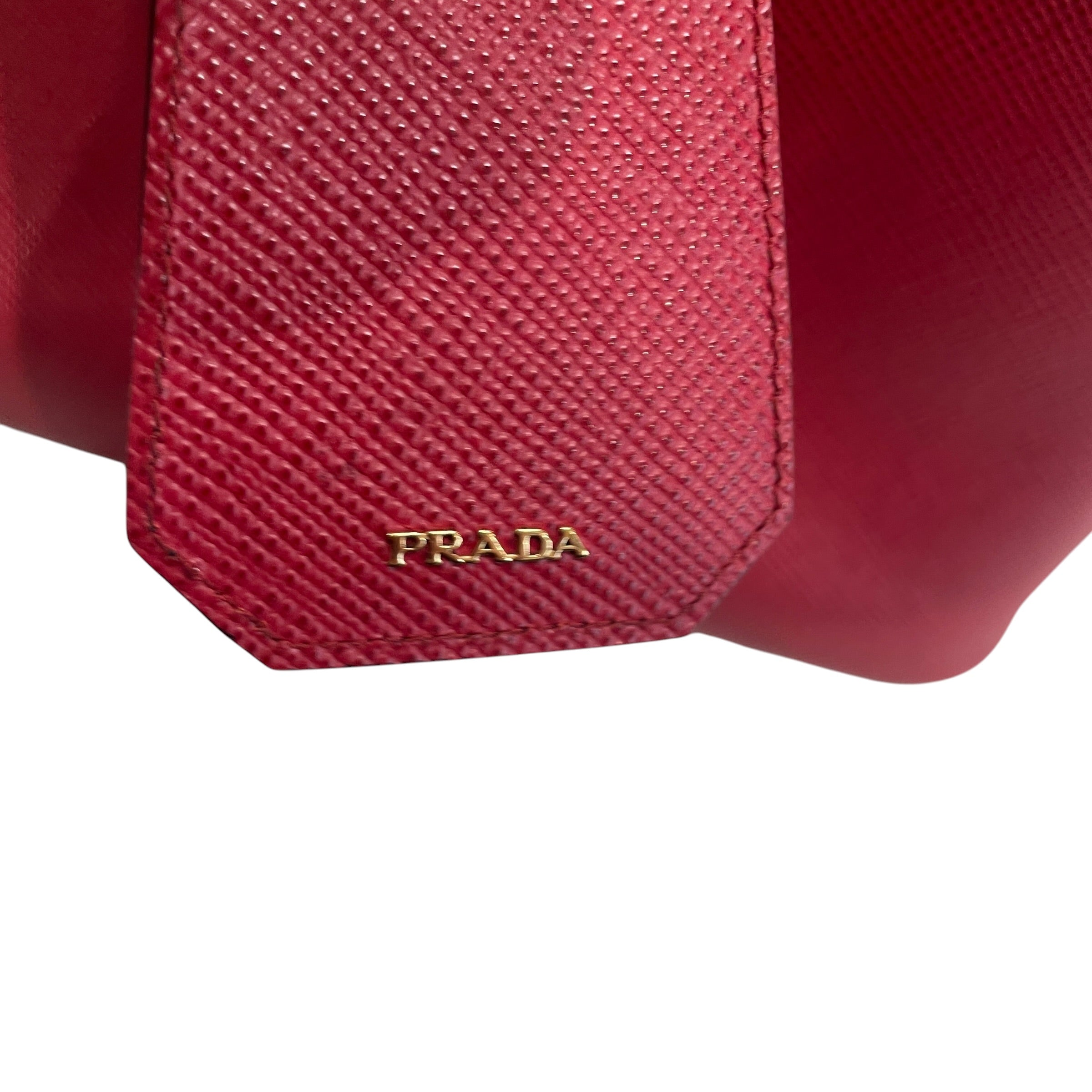 PRADA/Tote Bag/Leather/RED/SAFFINO LEATHER 3 POCKET view 5