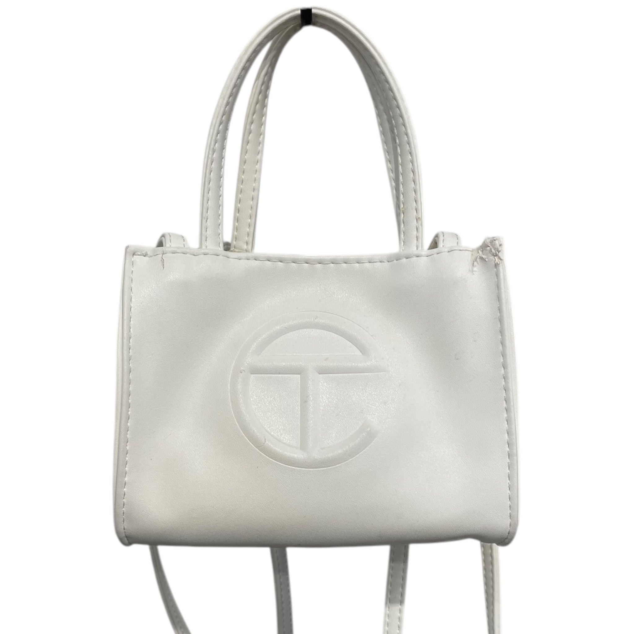 Telfar/Cross Body Bag/OS/Leather/WHT/ view 3